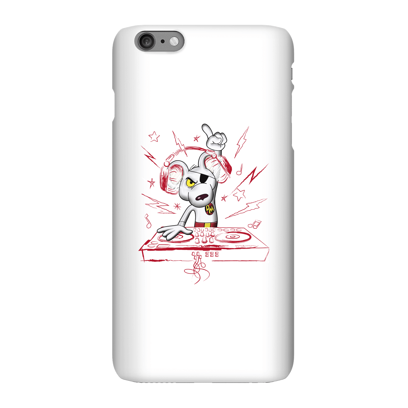 Danger Mouse DJ Phone Case for iPhone and Android - iPhone 6 Plus - Snap Case - Gloss