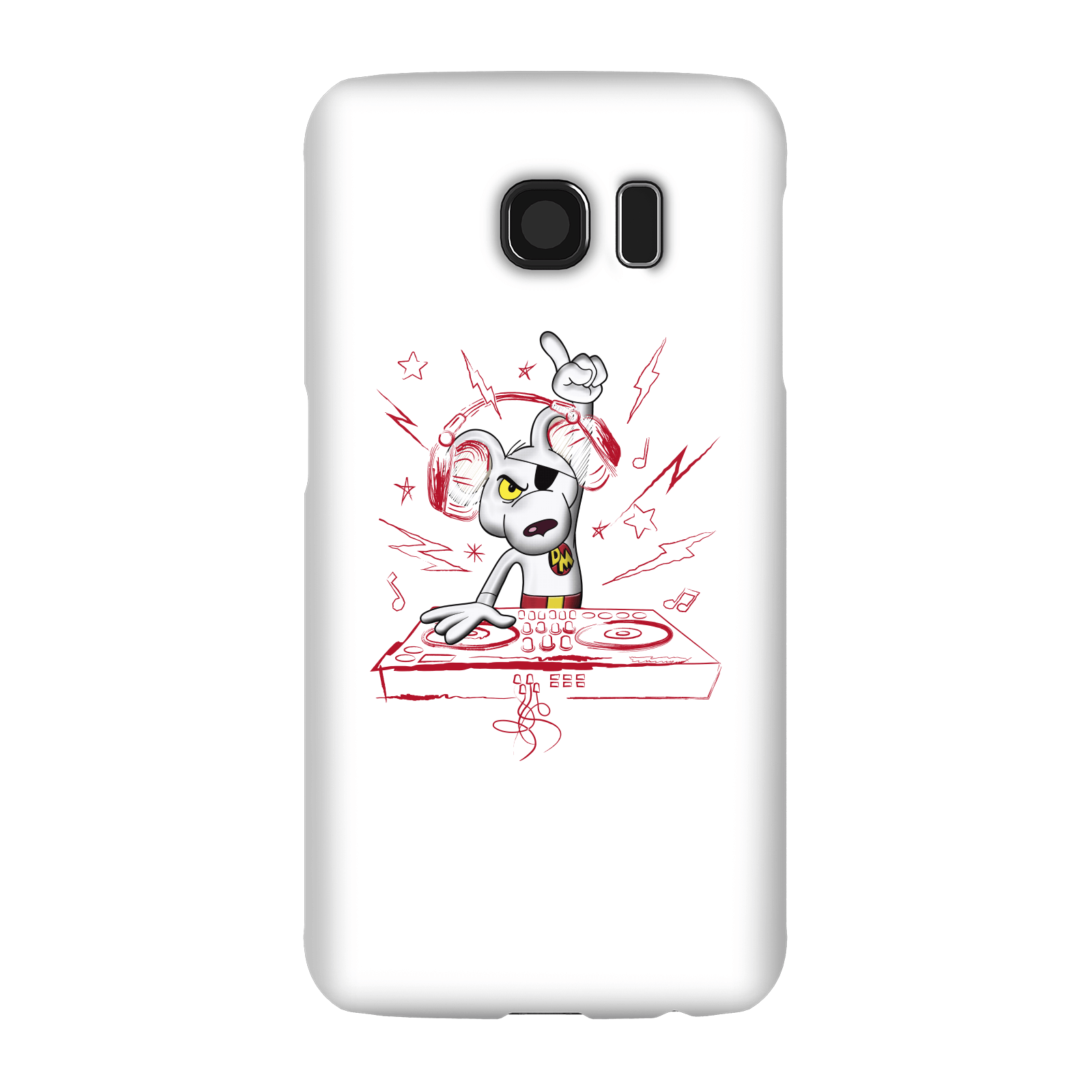 Danger Mouse DJ Phone Case for iPhone and Android - Samsung S6 - Snap Case - Gloss