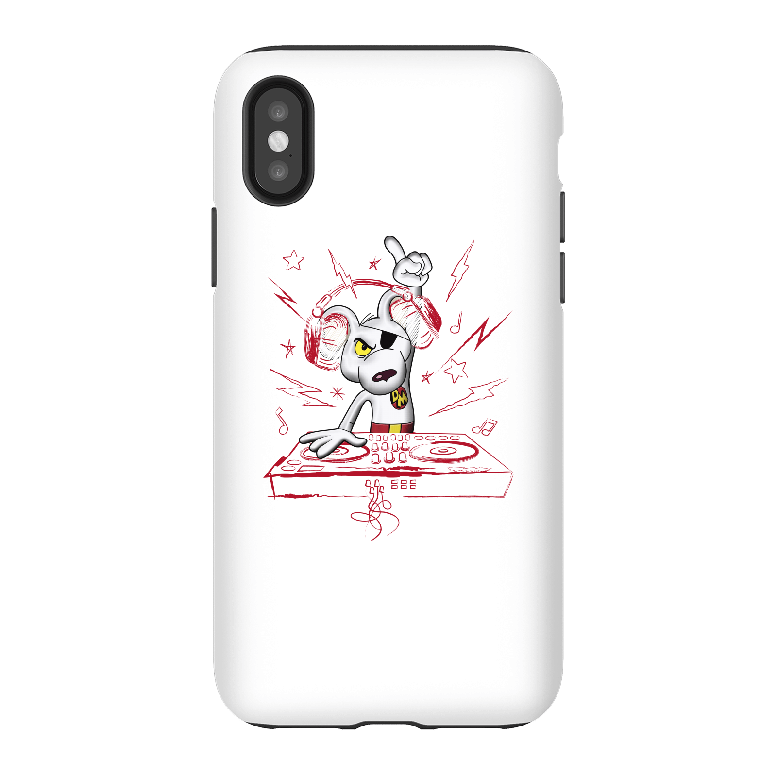 Danger Mouse DJ Phone Case for iPhone and Android - iPhone X - Tough Case - Gloss