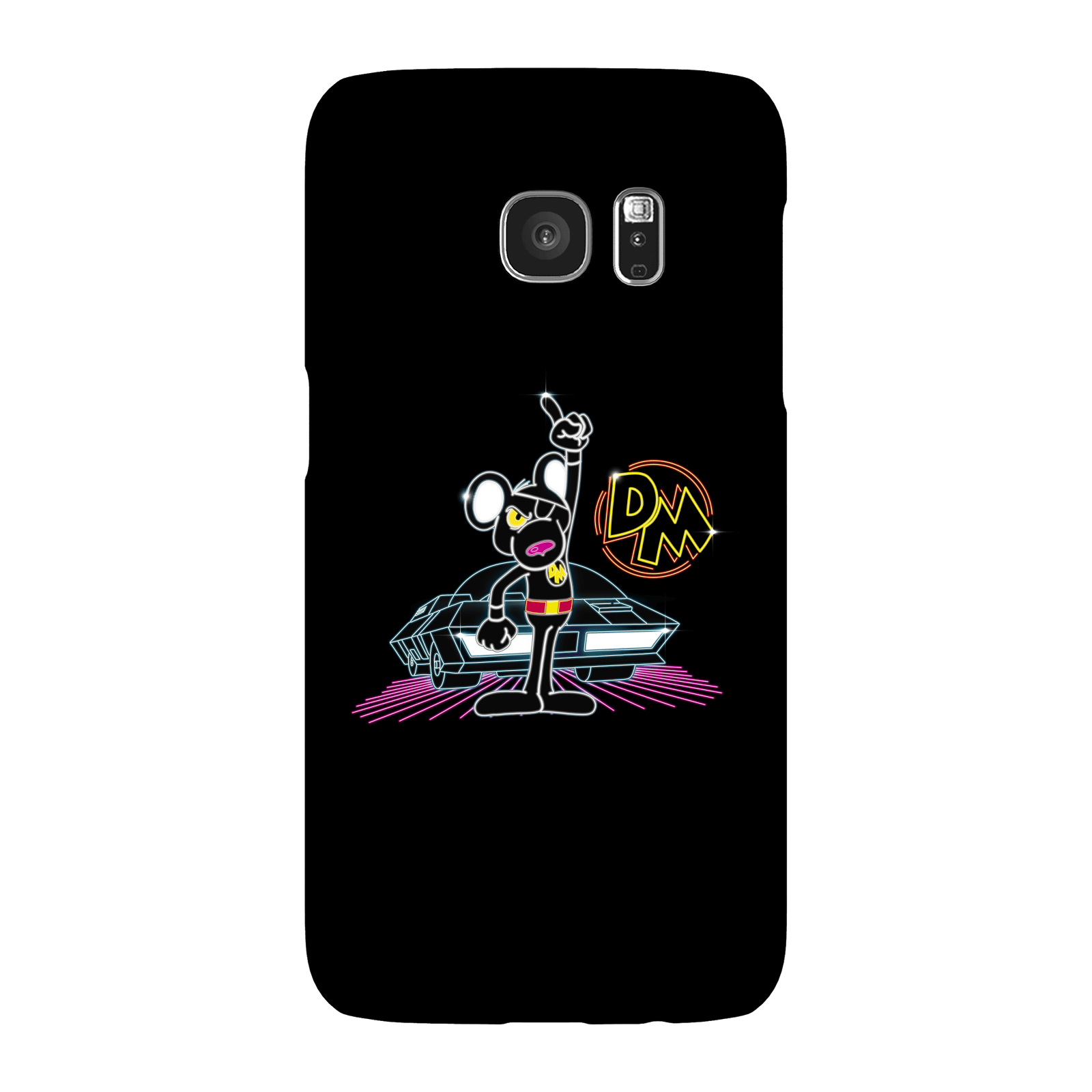 Danger Mouse 80's Neon Phone Case for iPhone and Android - Samsung S7 - Snap Case - Matte