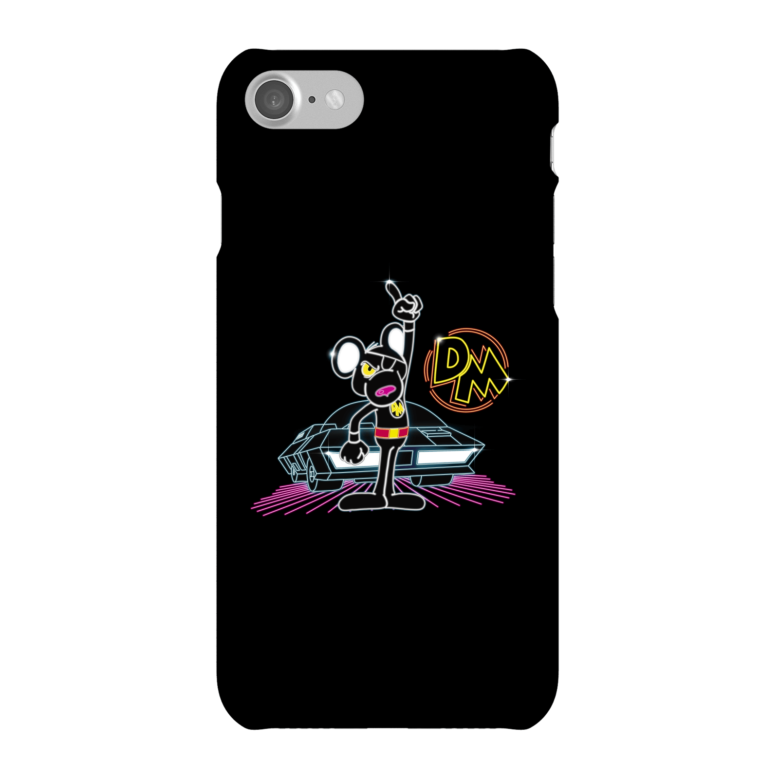 Danger Mouse 80's Neon Phone Case for iPhone and Android - iPhone 7 - Snap Case - Gloss