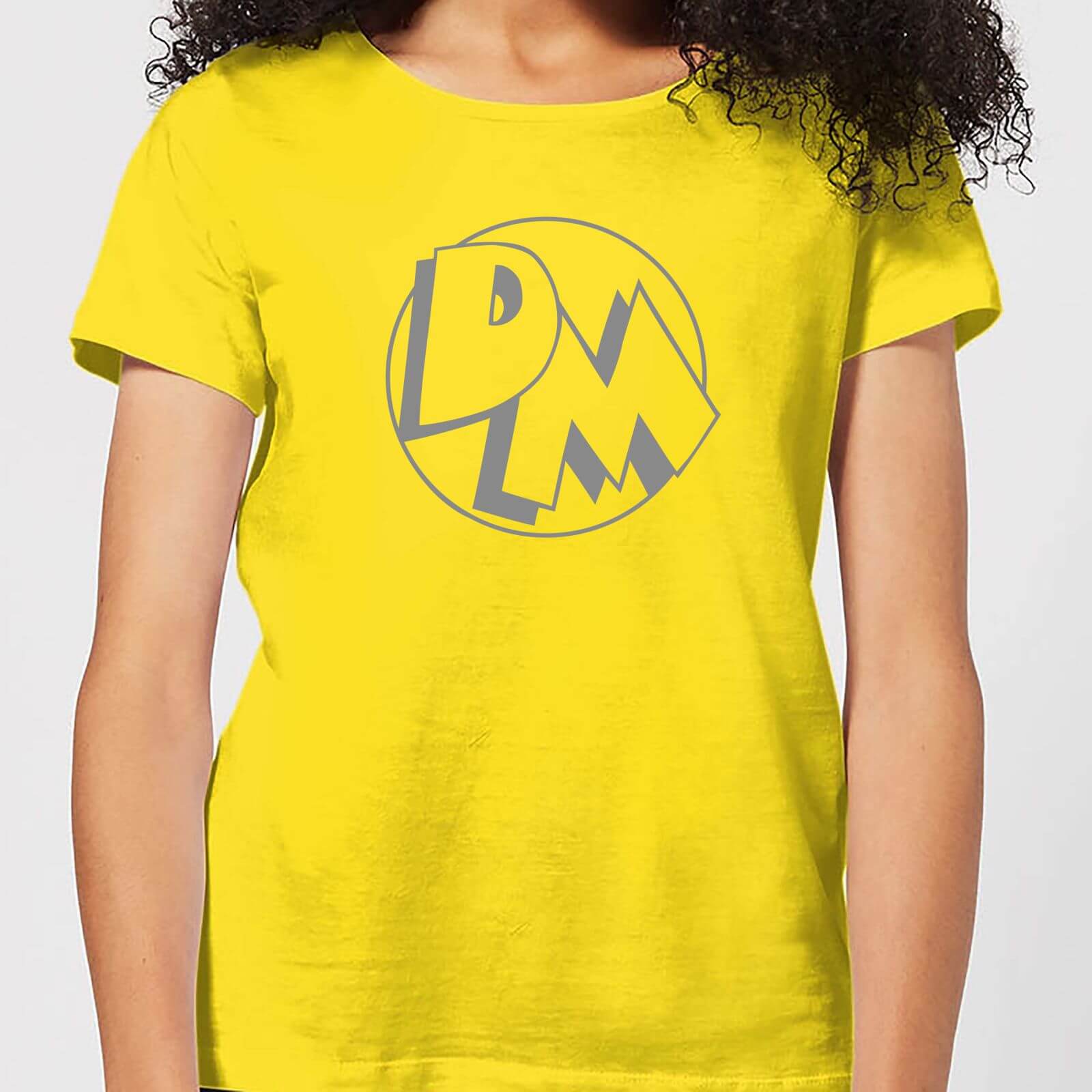 Danger Mouse Initials Damen T-Shirt - Gelb - XXL - Gelb