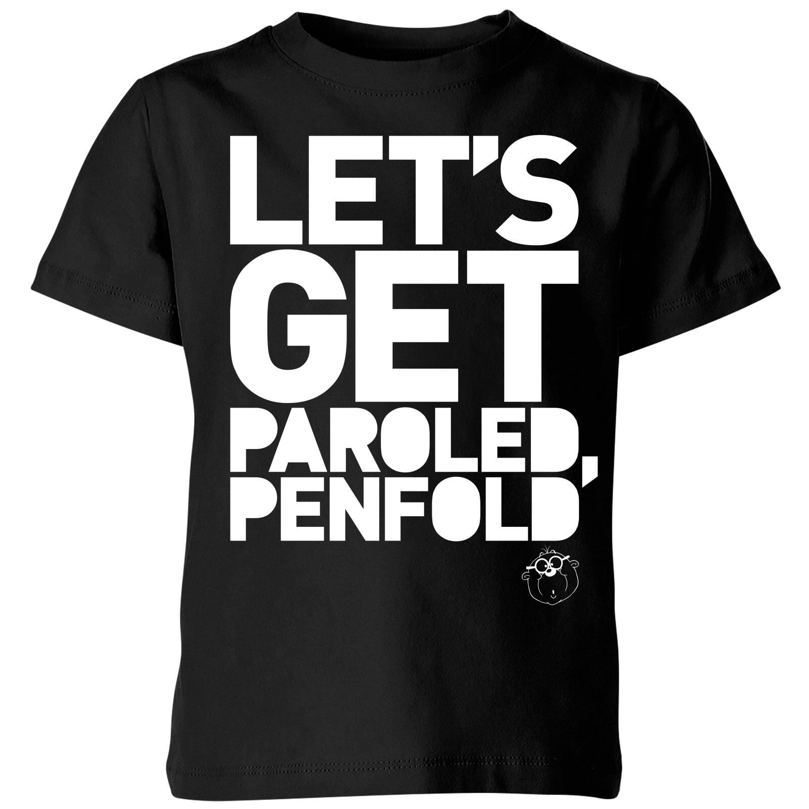 Danger Mouse Let's Get Paroled Penfold Kids' T-Shirt - Black - 11-12 ans - Noir