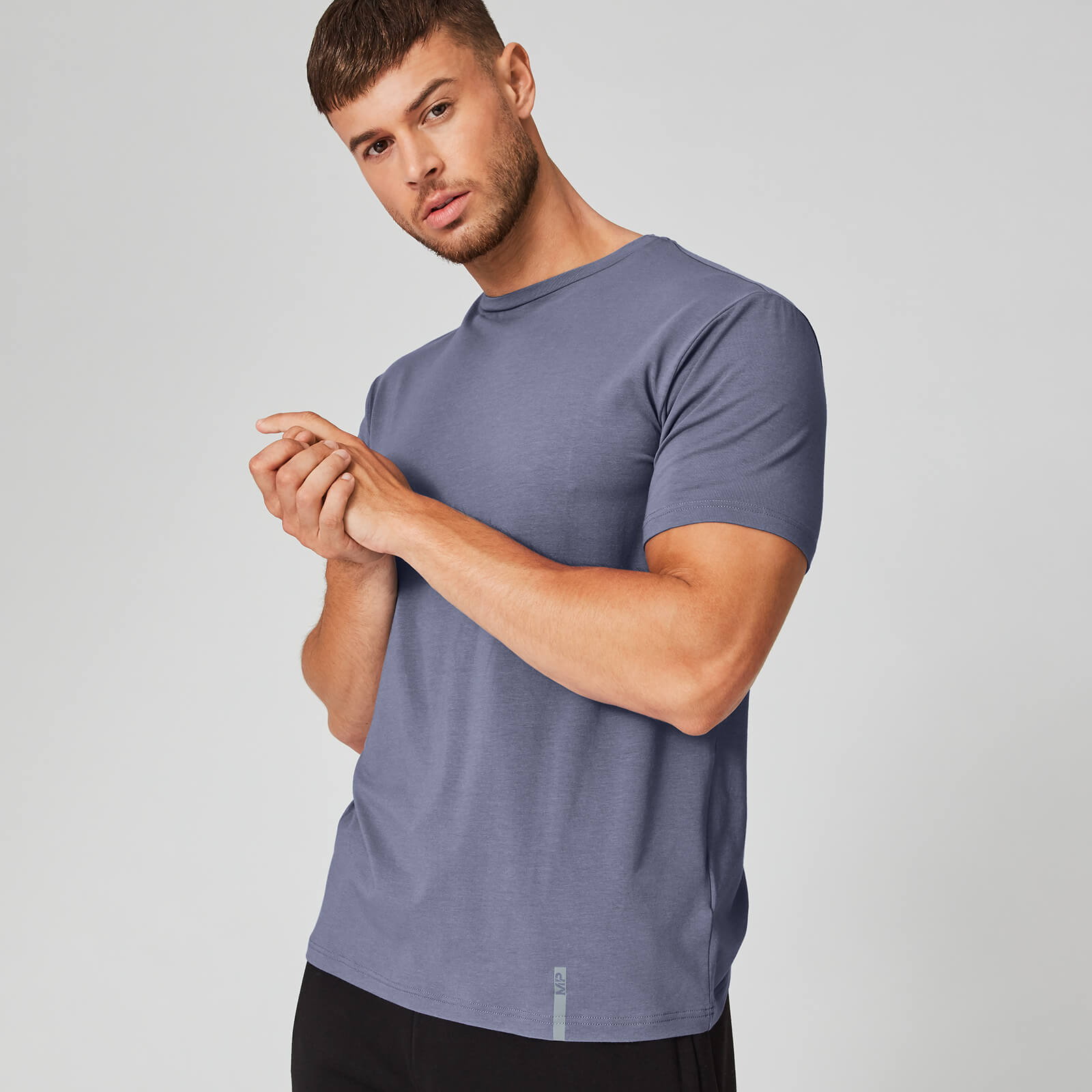 

Футболка Luxe Classic Crew, синяя - S