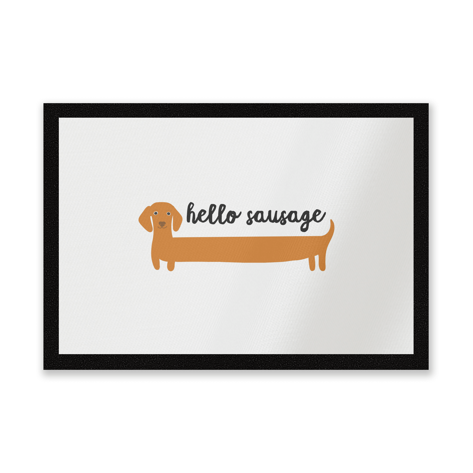 Hello Sausage Entrance Mat