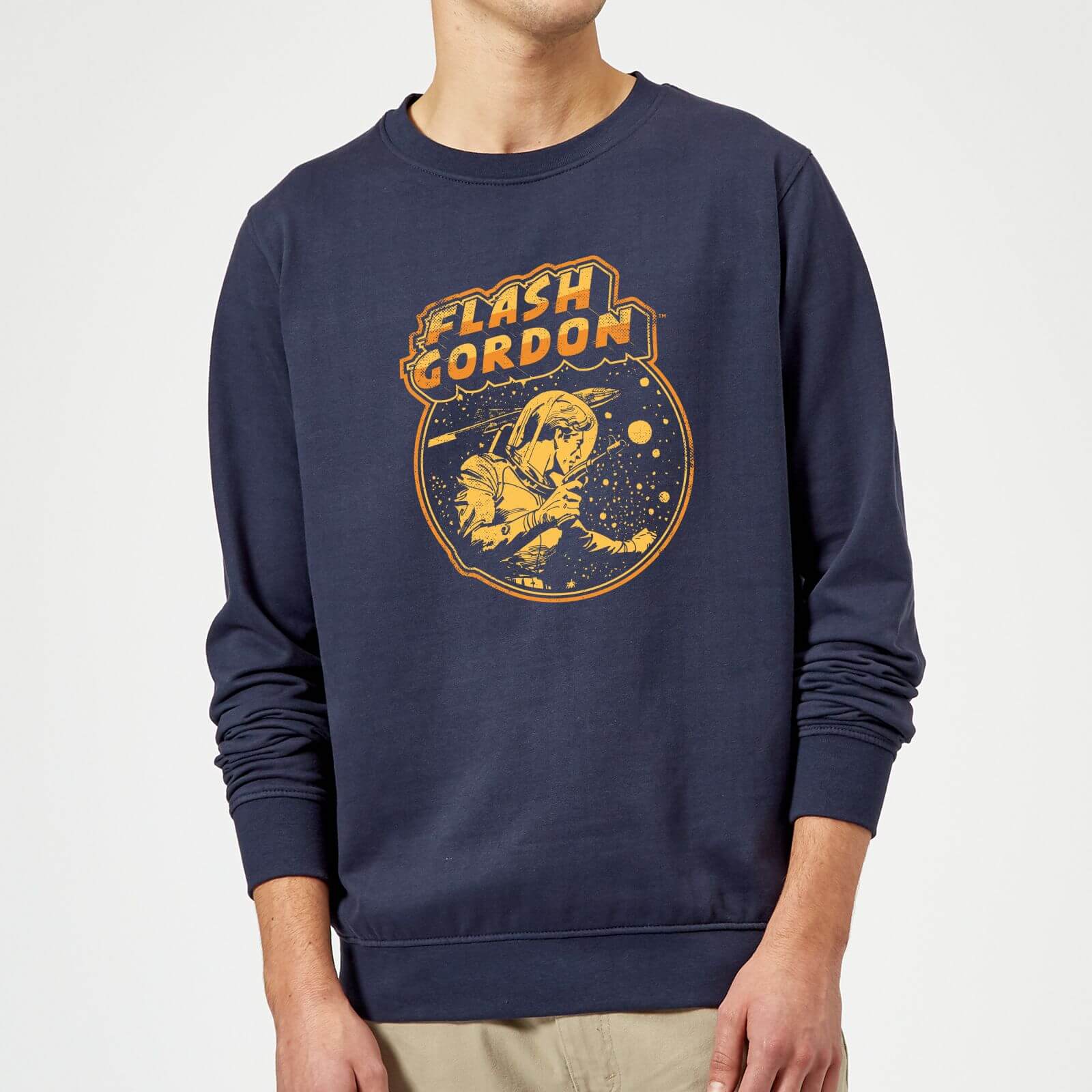

Flash Gordon Flash Retro Comic Sweatshirt - Navy - M - Navy
