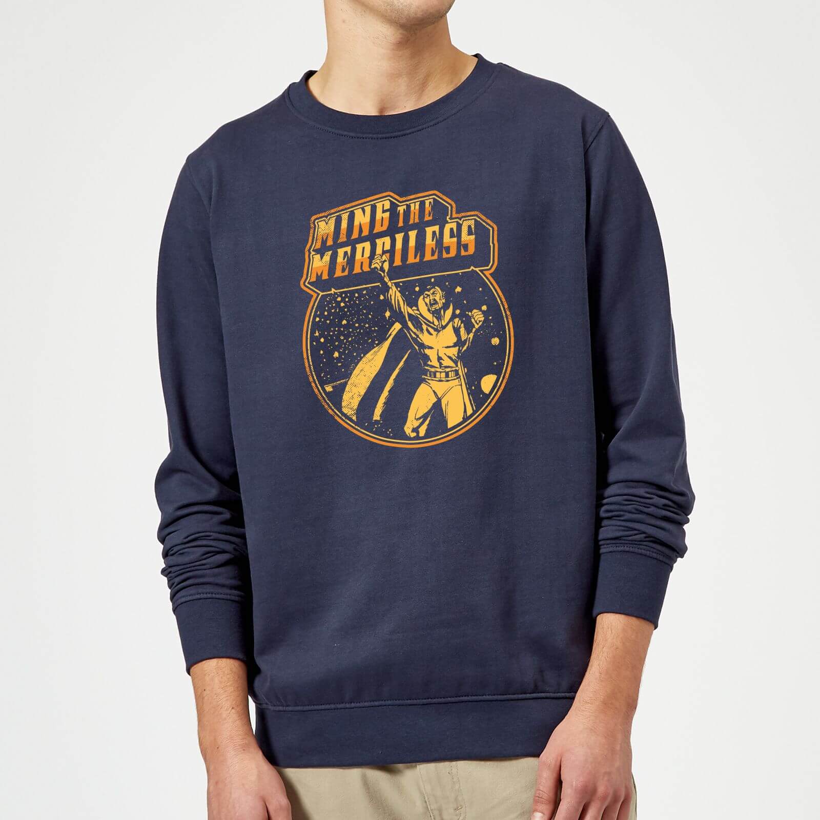 

Flash Gordon Ming The Merciless Retro Comic Sweatshirt - Navy - XXL