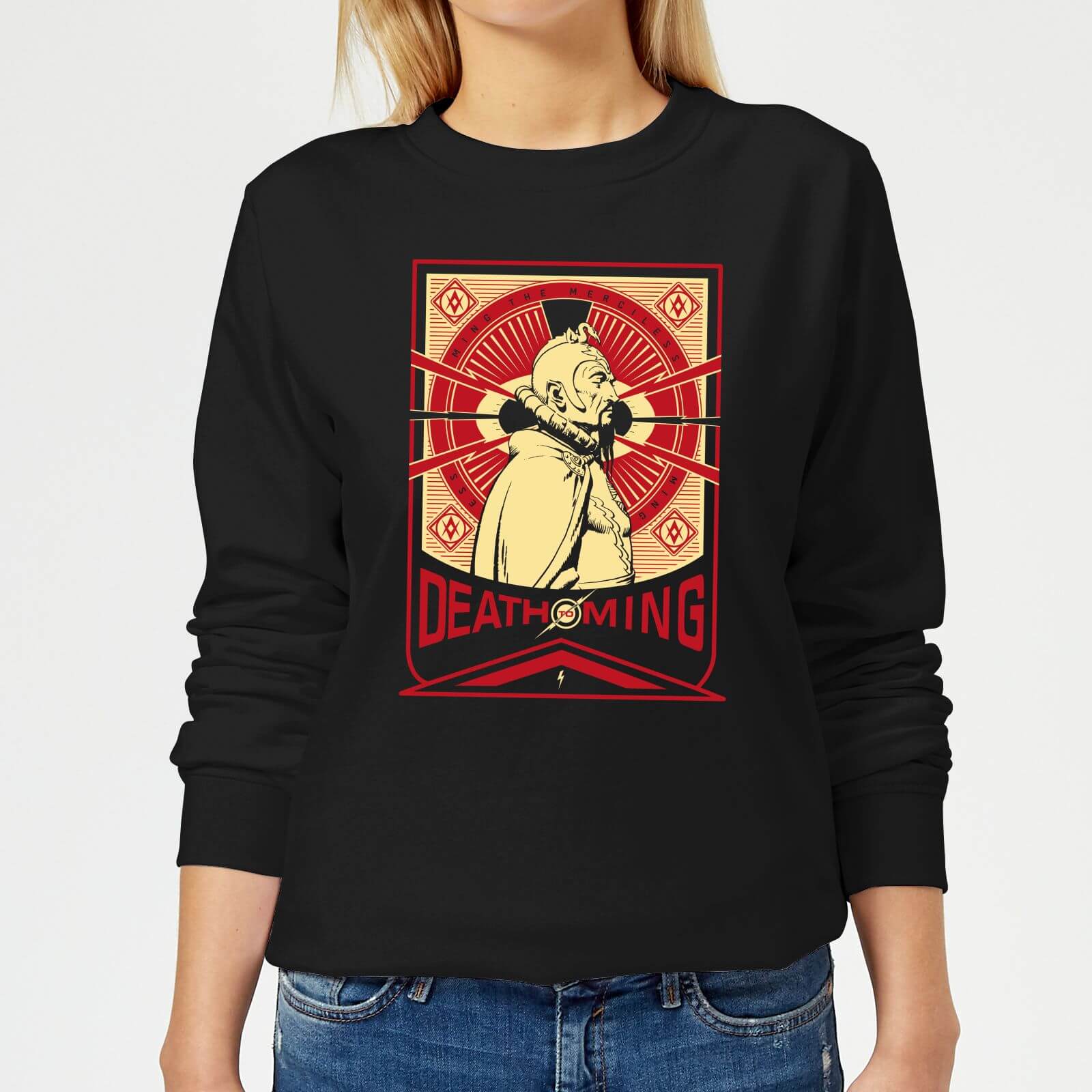

Flash Gordon Death To Ming Women's Sweatshirt - Black - M - Noir