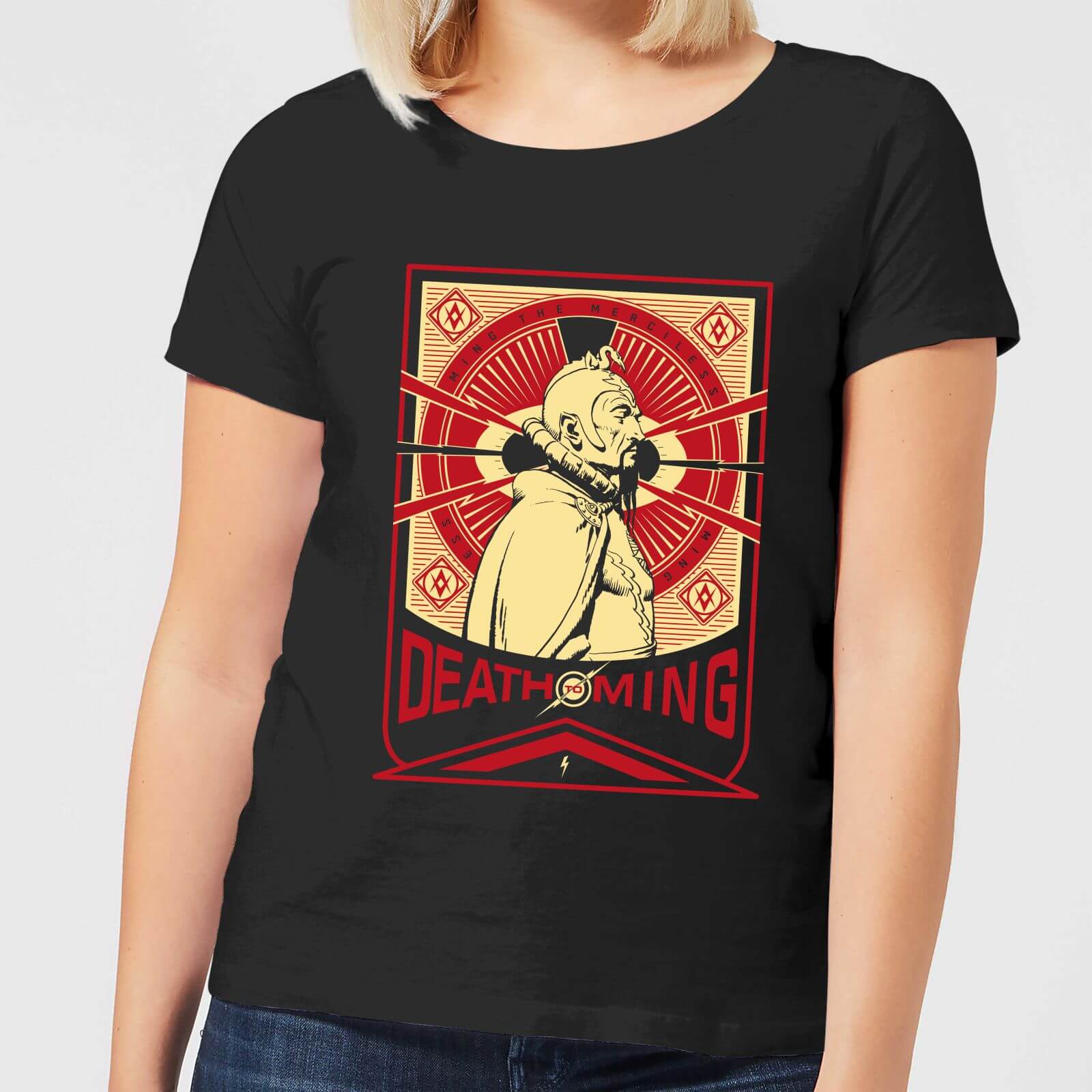 

Flash Gordon Death To Ming Women's T-Shirt - Black - 3XL - Noir