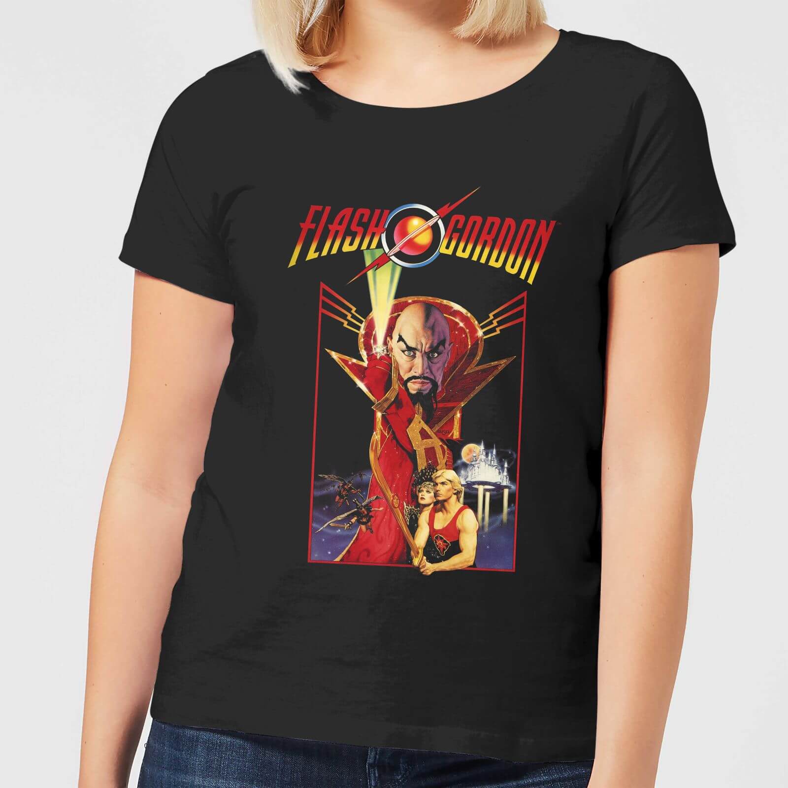 Flash Gordon Retro Movie Women's T-Shirt - Black - M