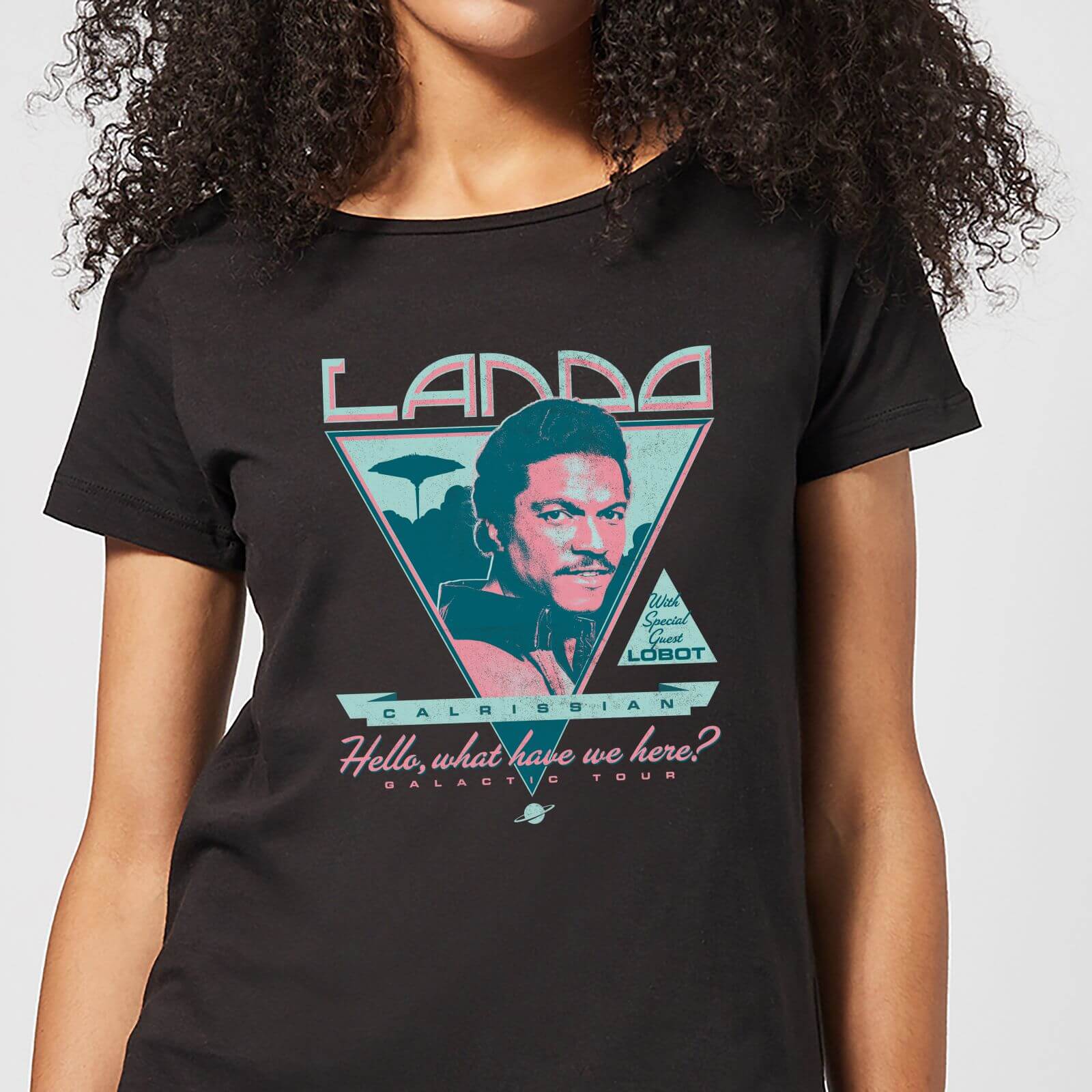 T-Shirt Star Wars Lando Rock Poster - Nero - Donna - XL - Nero