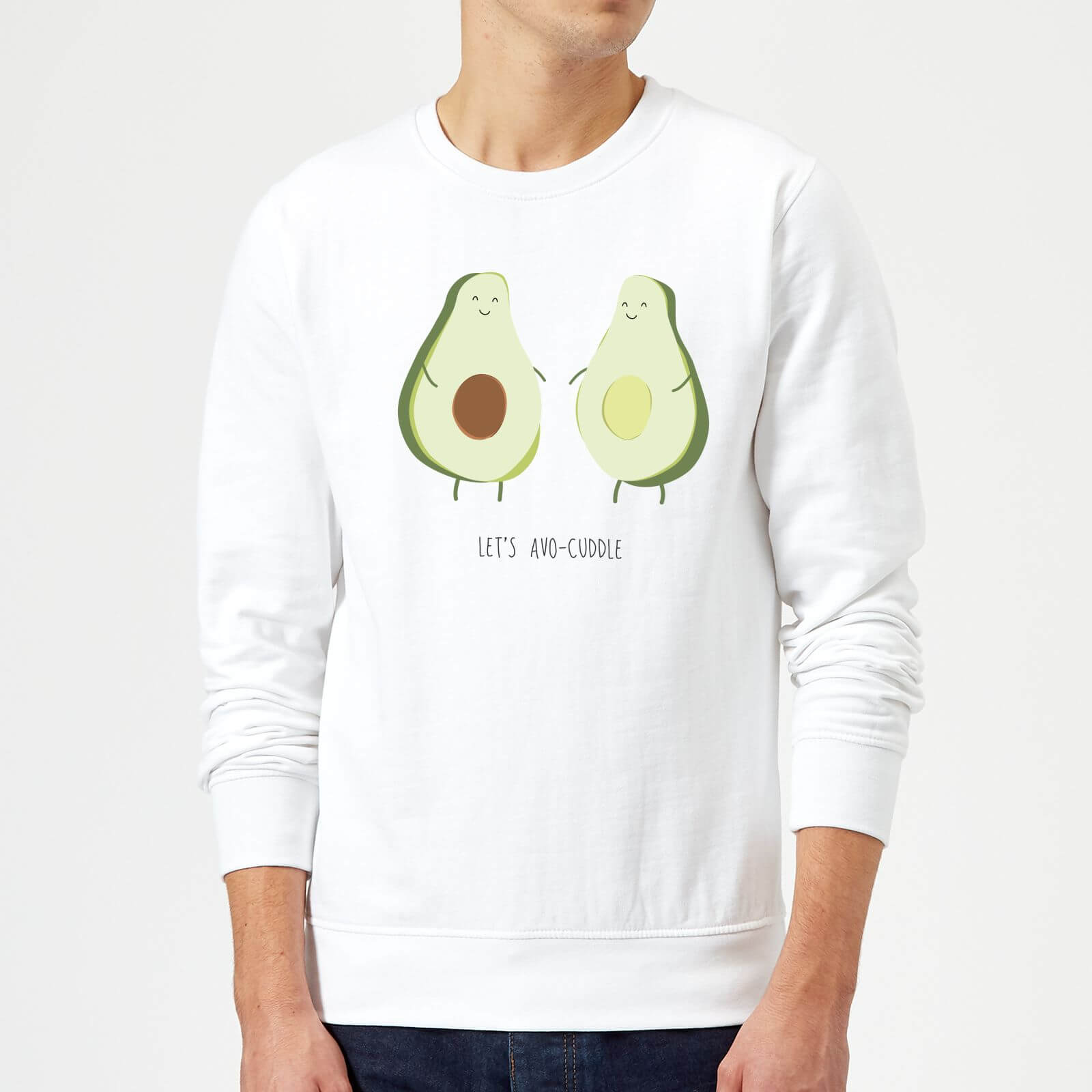 Let's Avo-Cuddle Sweatshirt - White - L - White