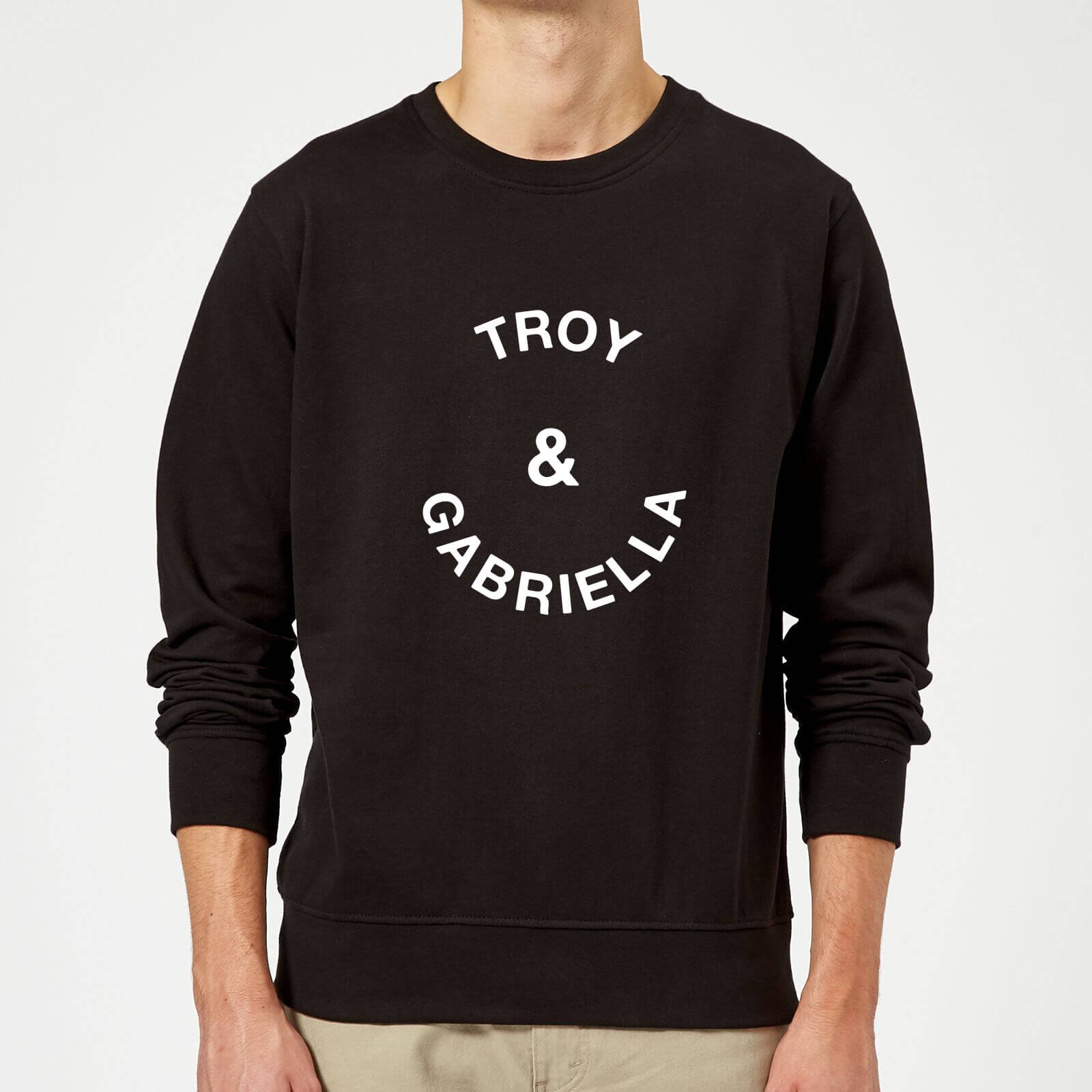 Troy & Gabriella Sweatshirt - Black - S - Black