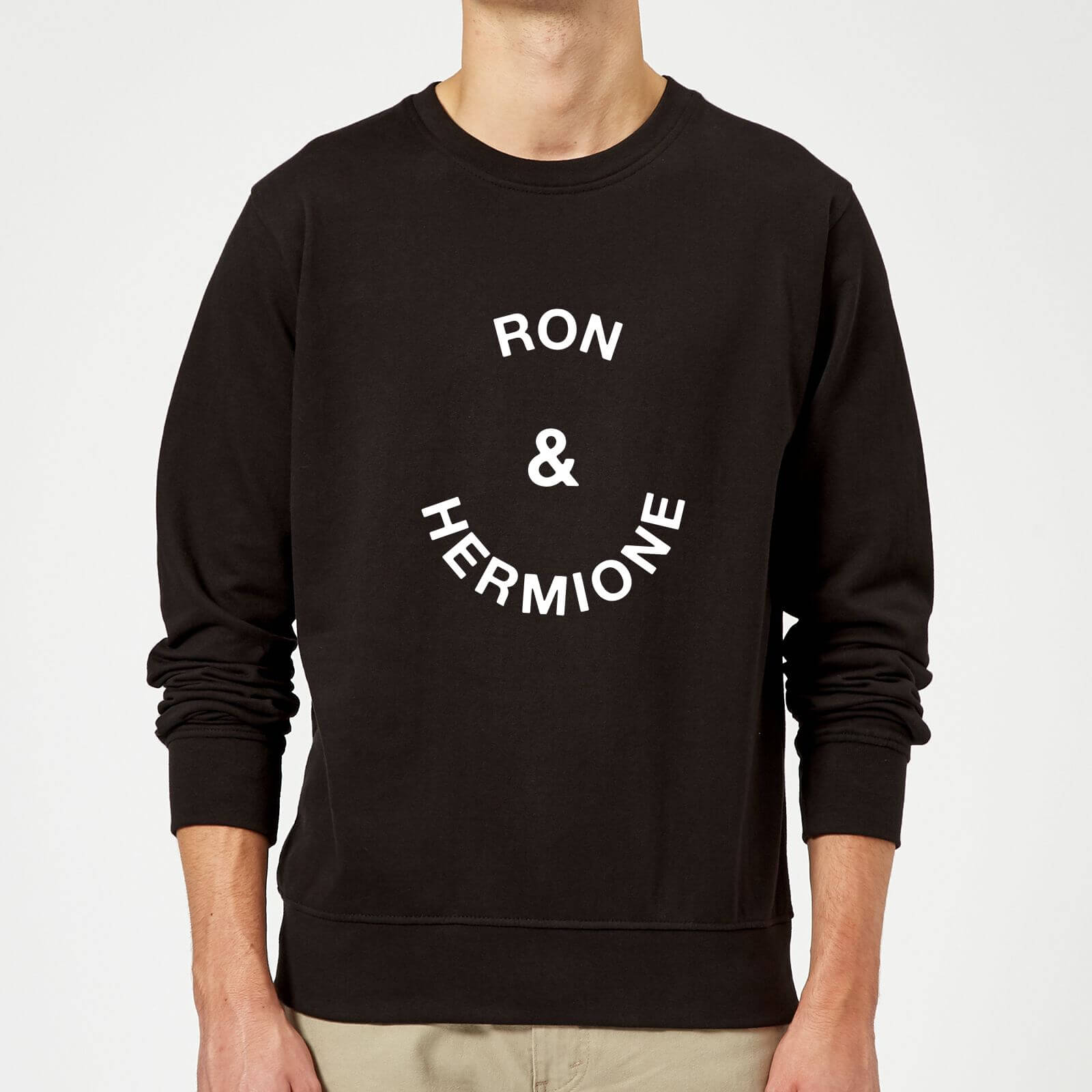 Ron & Hermione Sweatshirt - Black - XL - Black