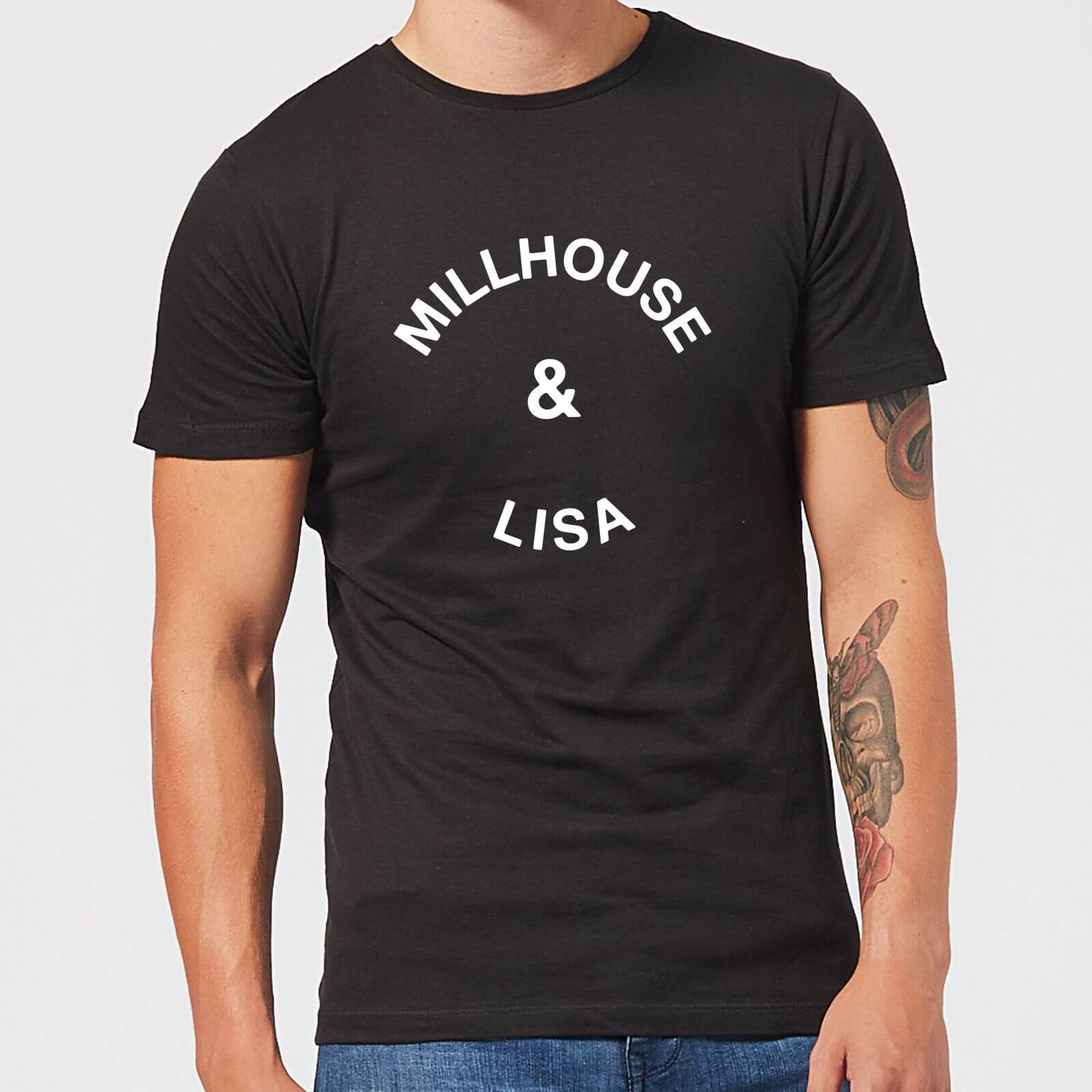 Millhouse & Lisa Men's T-Shirt - Black - XS - Black