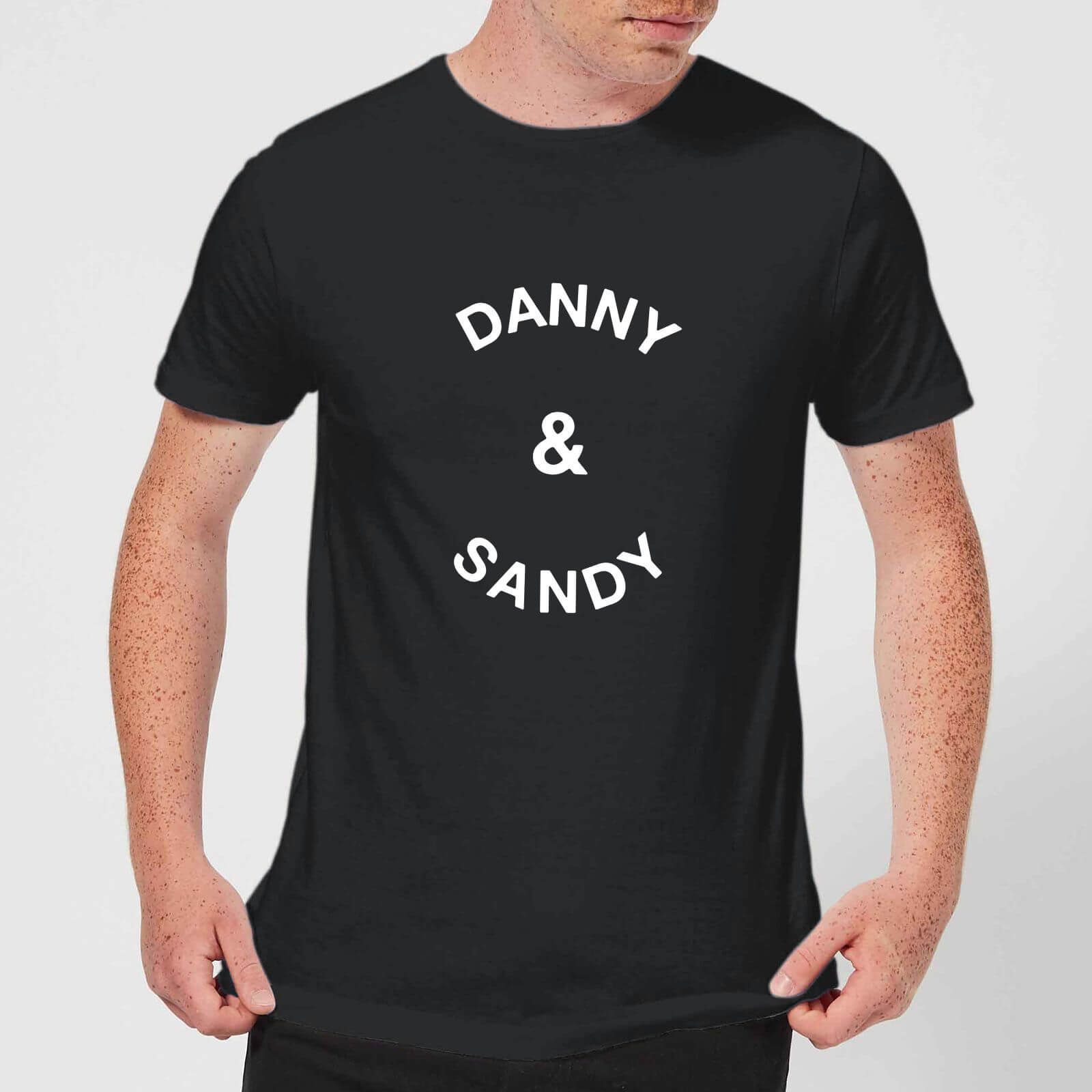 Danny & Sandy Men's T-Shirt - Black - XS - Black