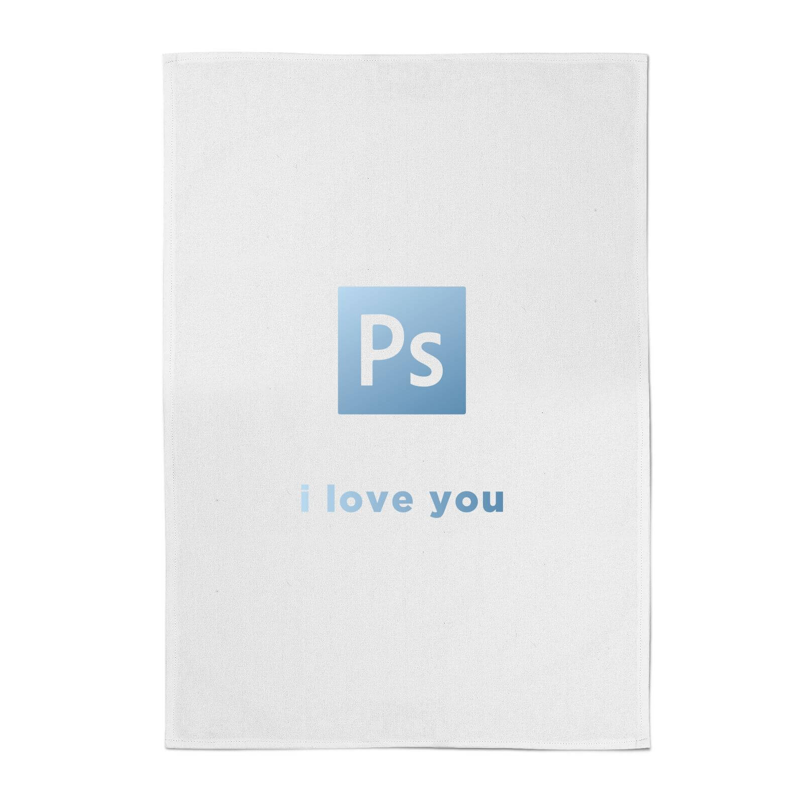 PS I Love You Cotton Tea Towel
