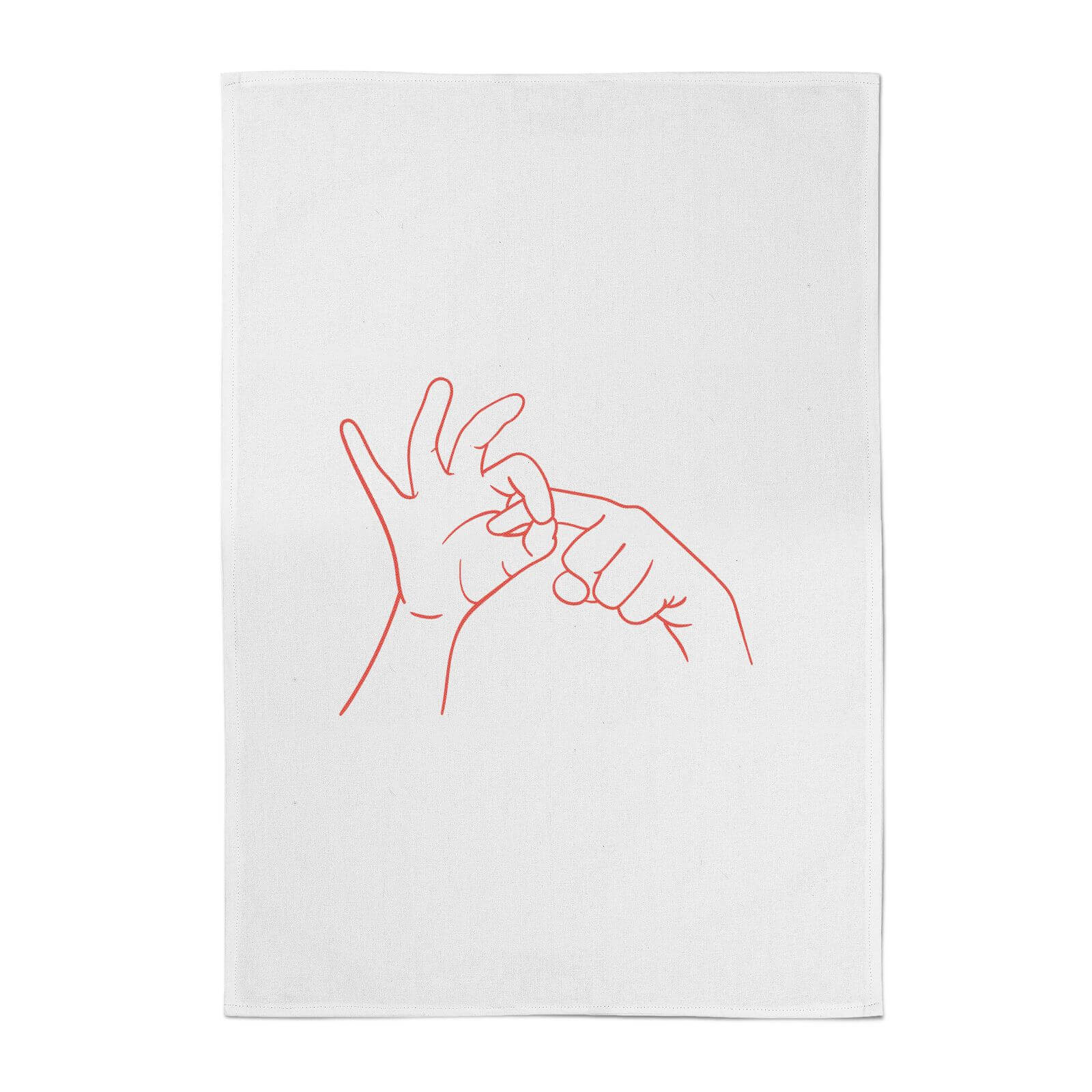 Sexy Hand Gesture Cotton Tea Towel