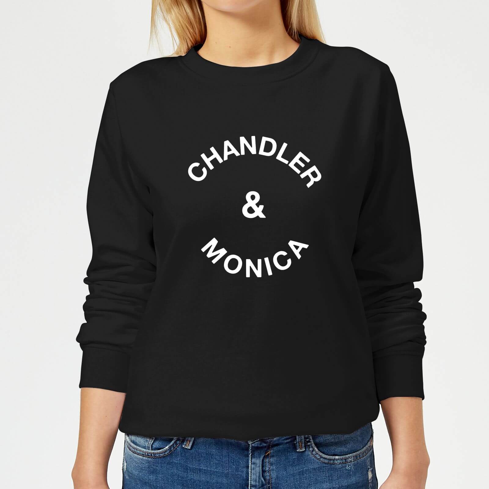 Chandler & Monica Women's Sweatshirt - Black - S - Black