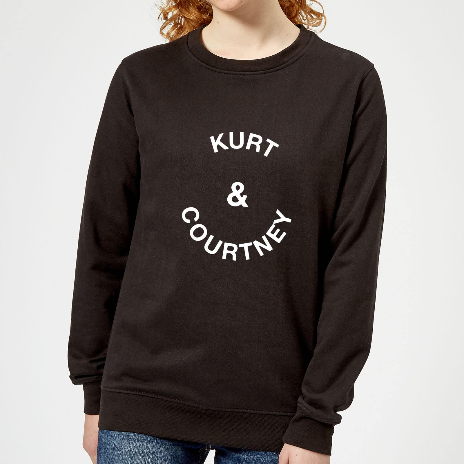 Kurt & Courtney Women's Sweatshirt - Black - S - Black