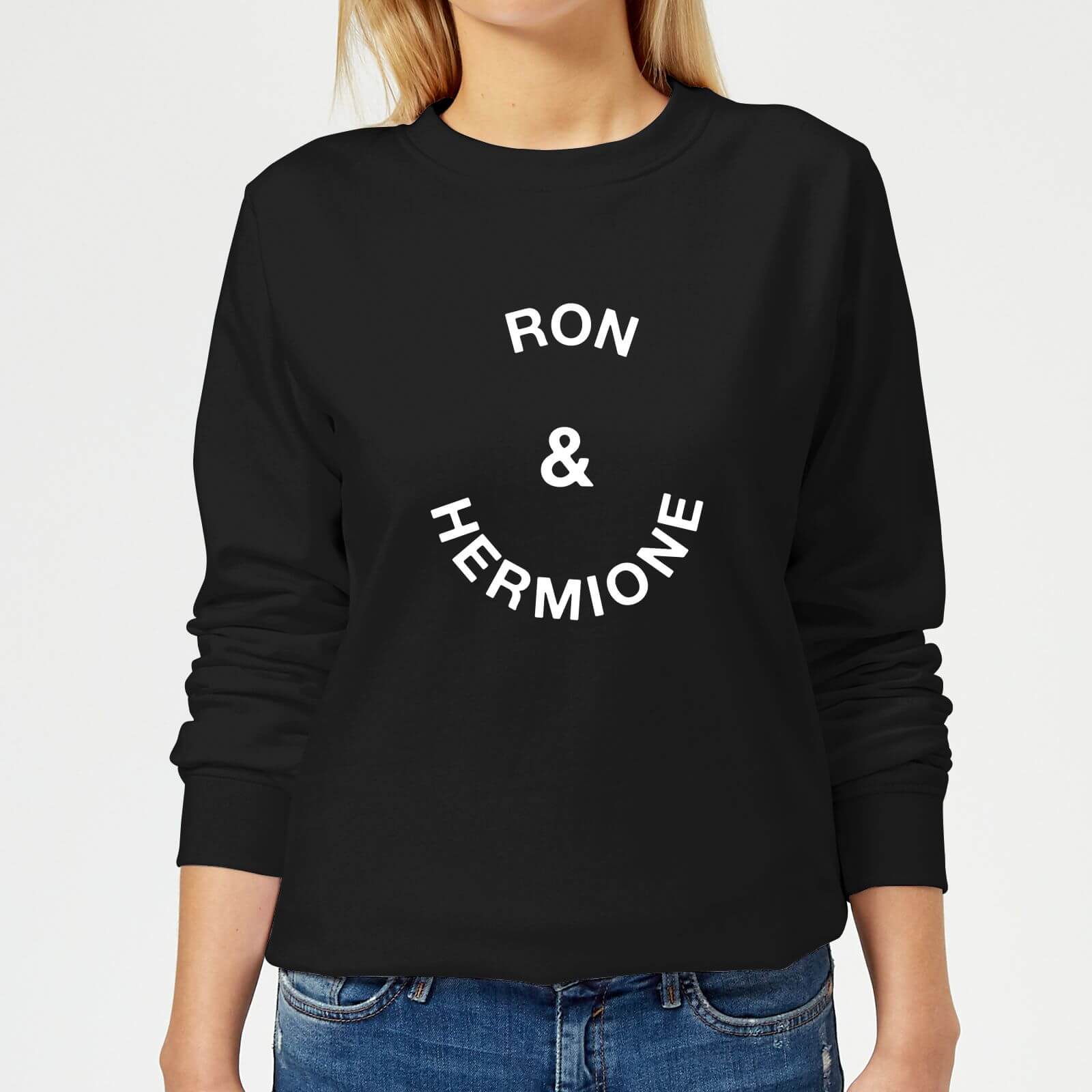 Ron & Hermione Women's Sweatshirt - Black - S - Black