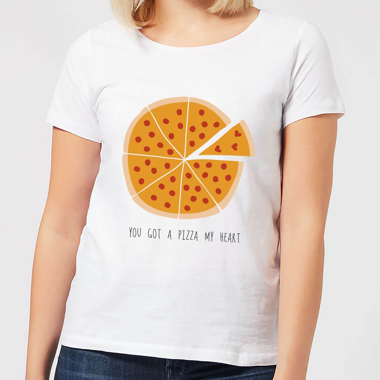 You Got A Pizza My Heart Women's T-Shirt - White - XL - White