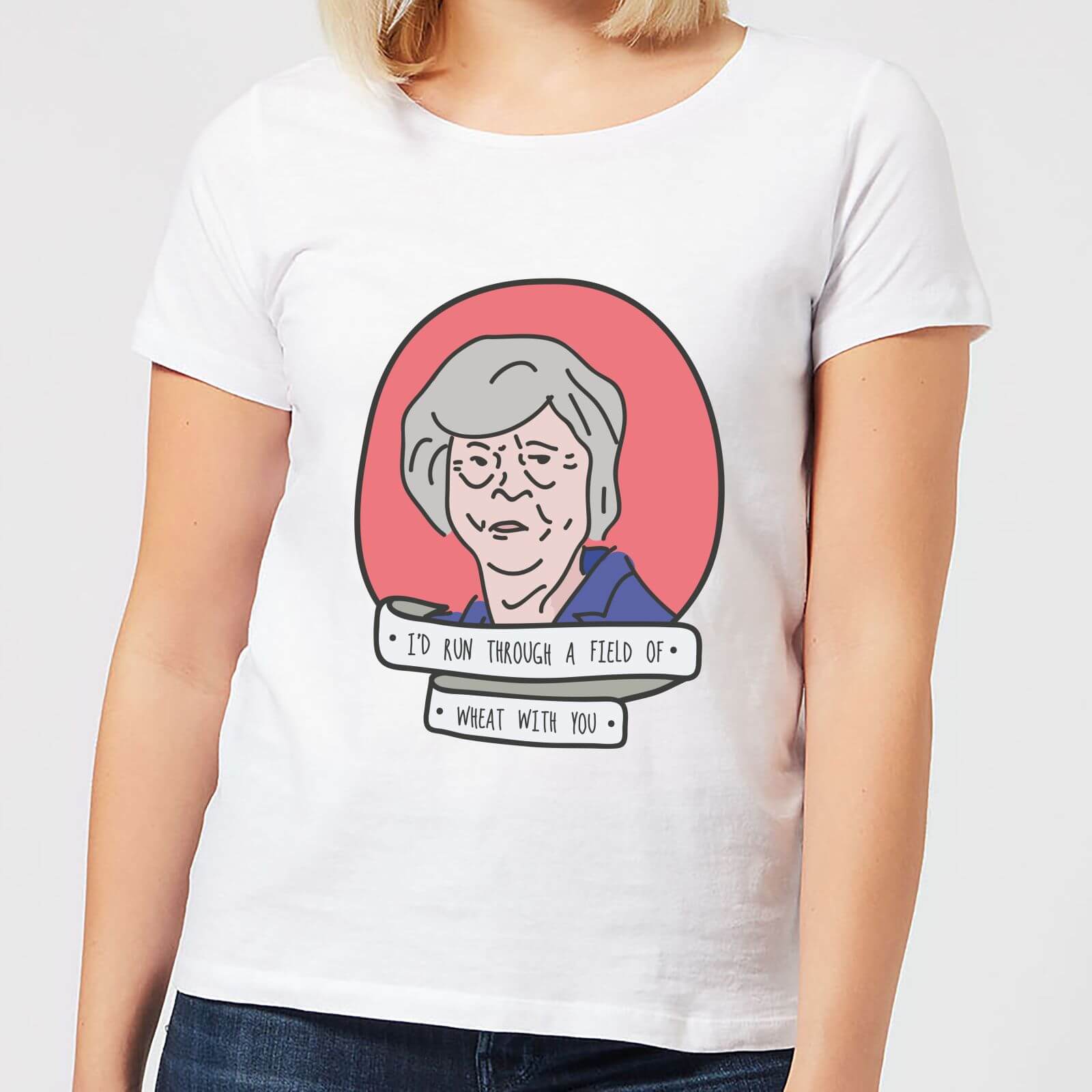 I'd Run Through Fields Of Wheat With You Women's T-Shirt - White - S - White