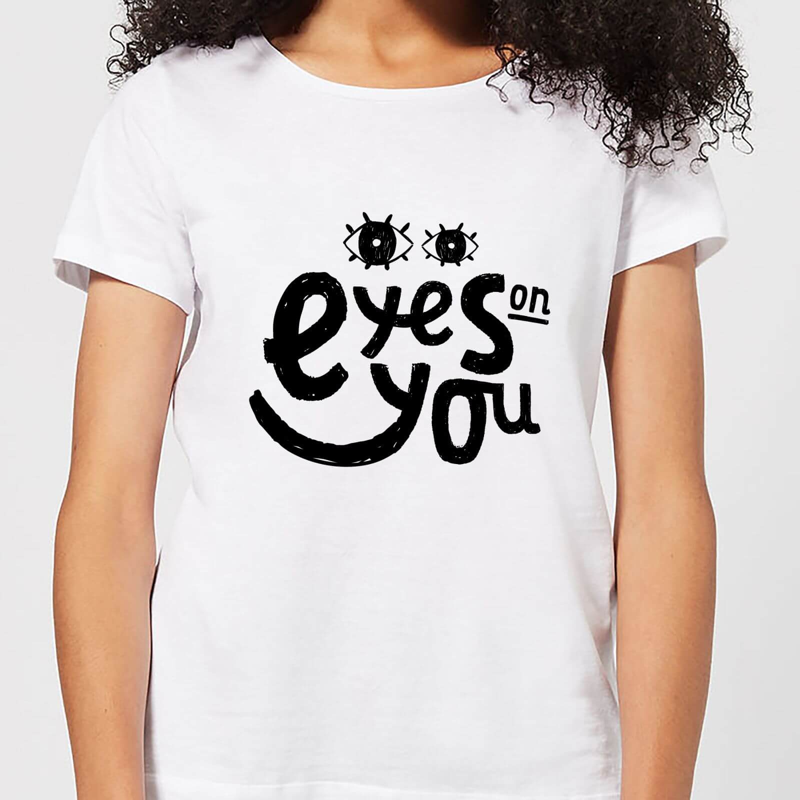 Eyes On You Women's T-Shirt - White - XL - White