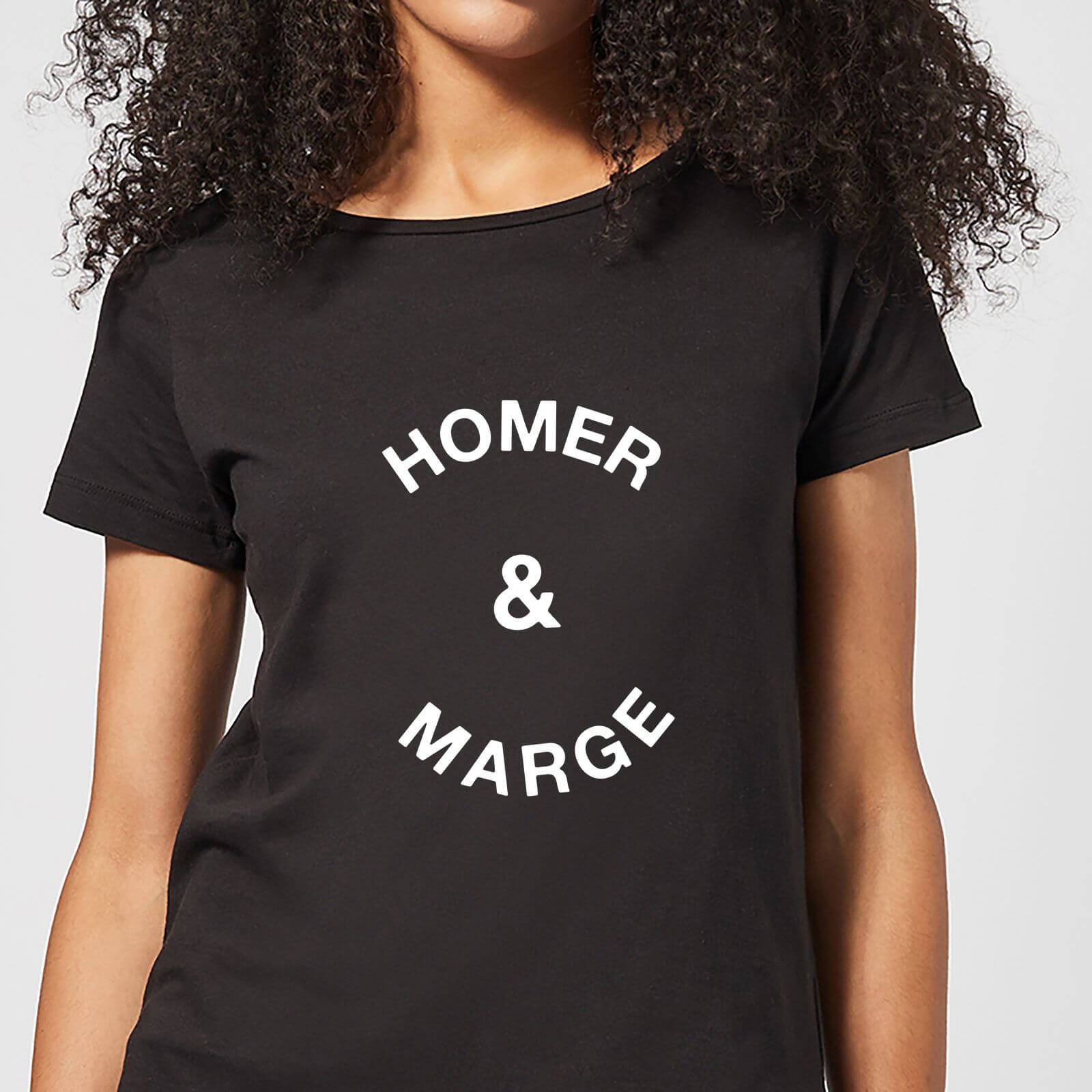 Homer & Marge Women's T-Shirt - Black - XL - Black