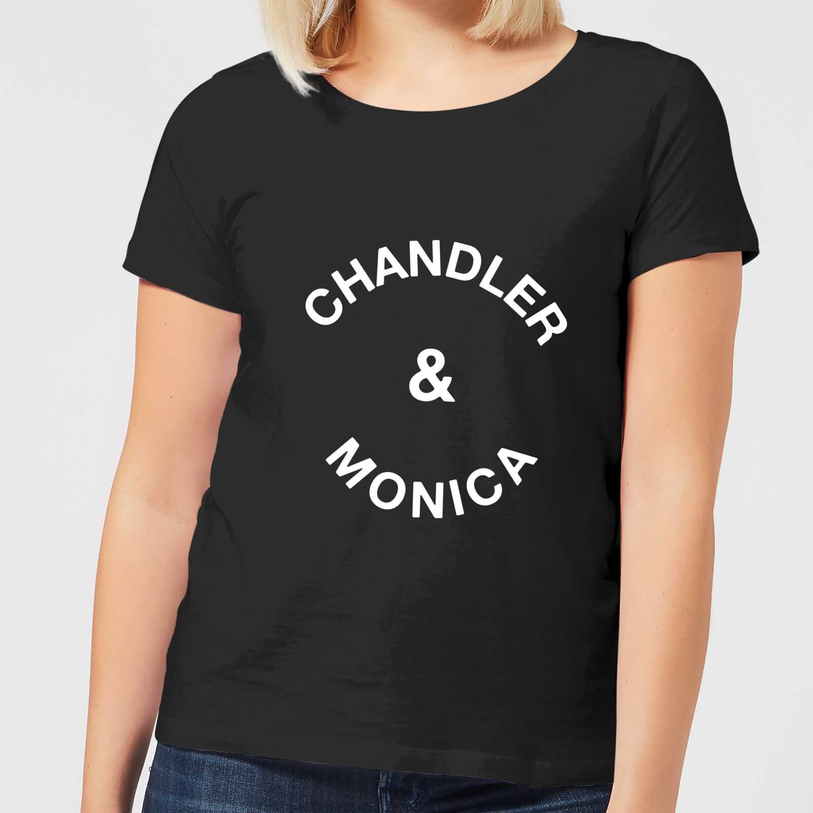 Chandler & Monica Women's T-Shirt - Black - M - Black