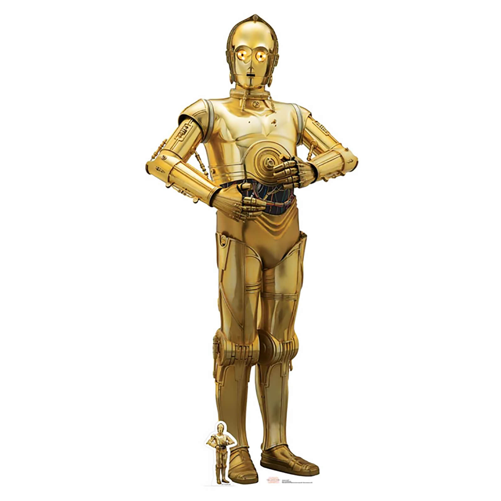 Star Wars: The Last Jedi - C-3PO Lifesize Cardboard Cut Out