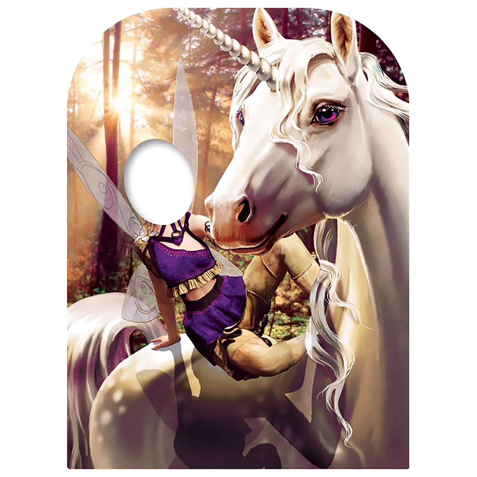 Unicorn & Fairy Fantasy Land Child Size Stand-in Cardboard Cut Out