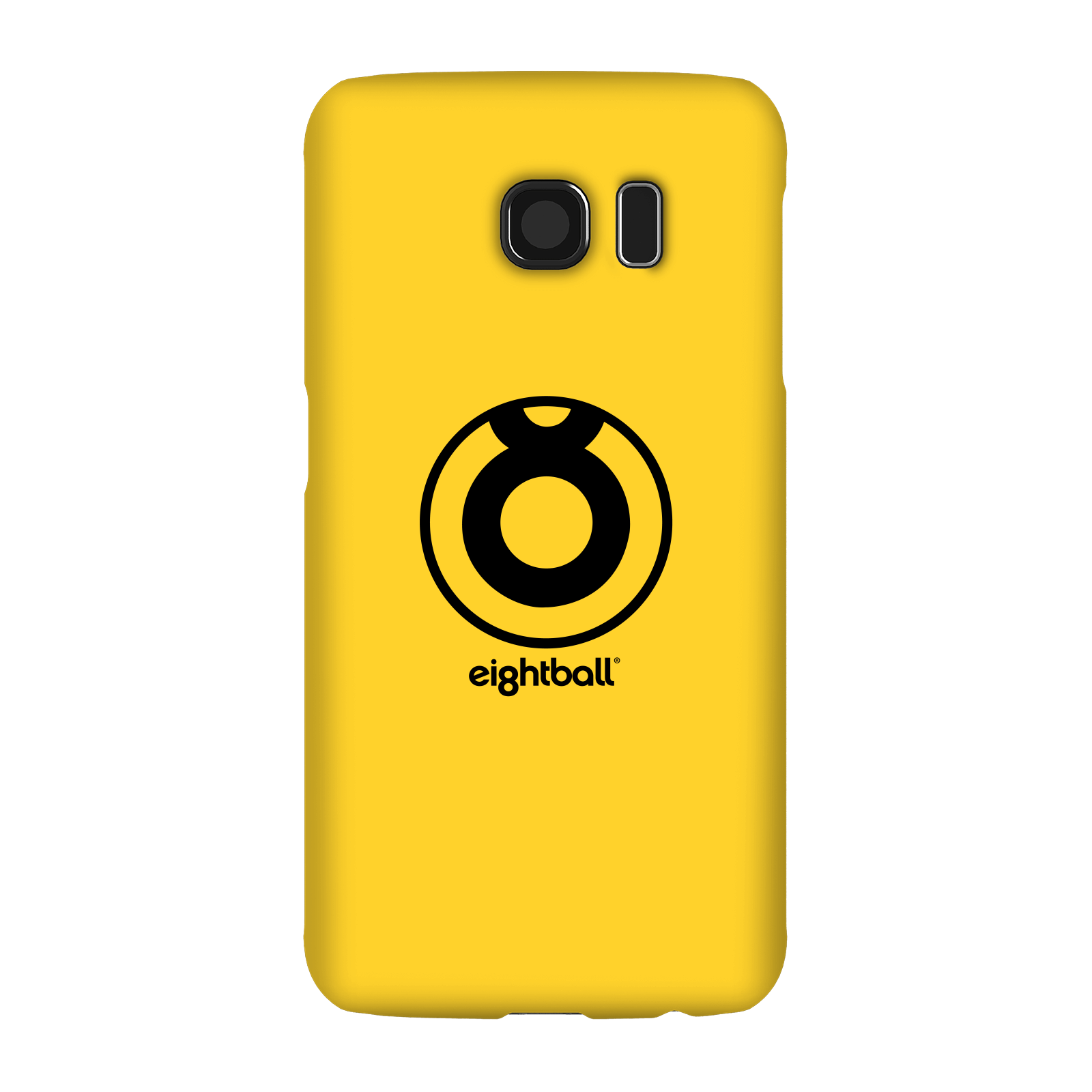 Funda Móvil Ei8htball Large Circle Logo para iPhone y Android - Samsung S6 - Carcasa rígida - Mate