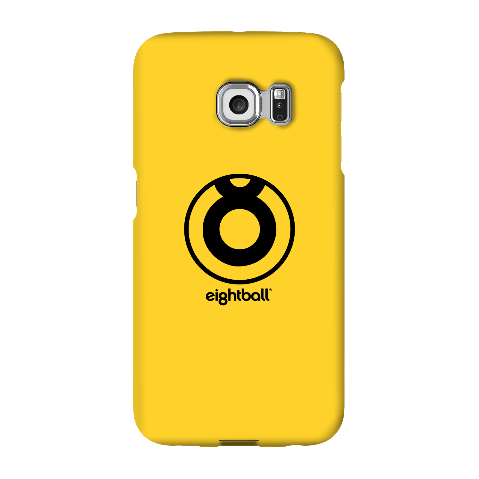 Funda Móvil Ei8htball Large Circle Logo para iPhone y Android - Samsung S6 Edge - Carcasa rígida - Mate