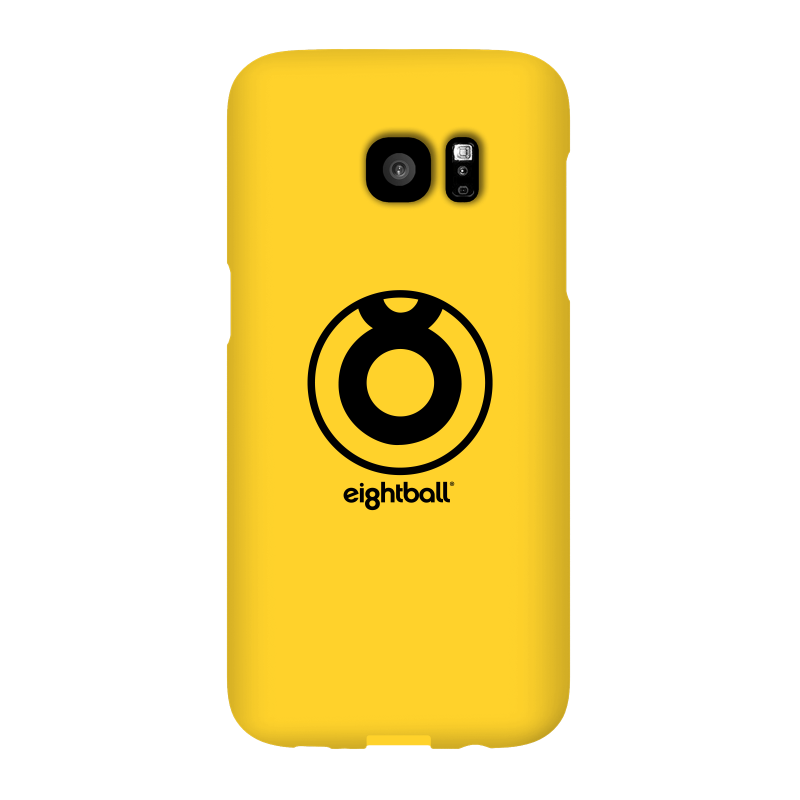 Funda Móvil Ei8htball Large Circle Logo para iPhone y Android - Samsung S7 Edge - Carcasa rígida - Mate