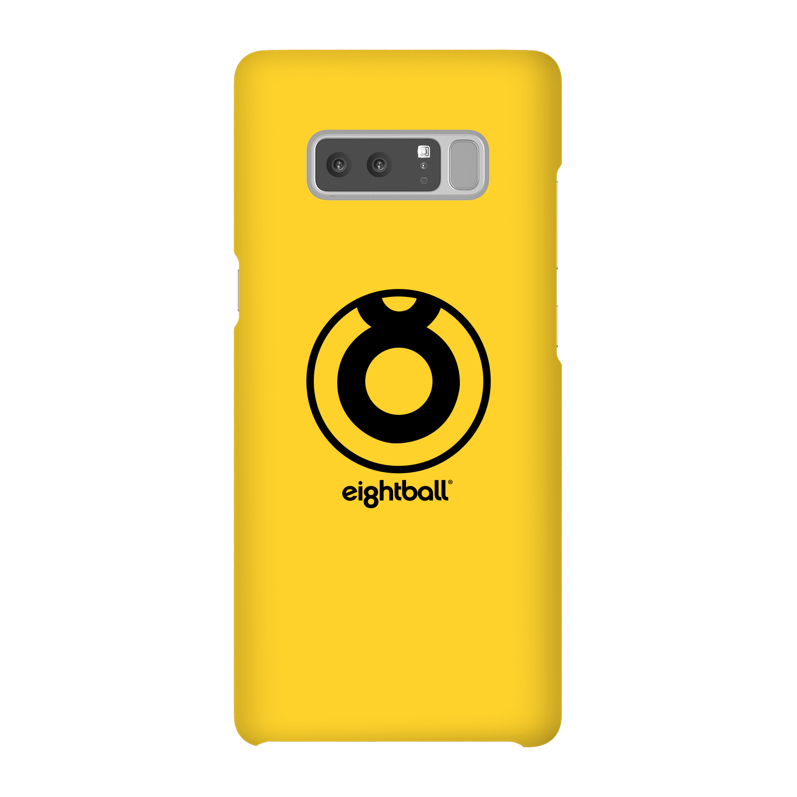 Funda Móvil Ei8htball Large Circle Logo para iPhone y Android - Samsung Note 8 - Carcasa rígida - Mate