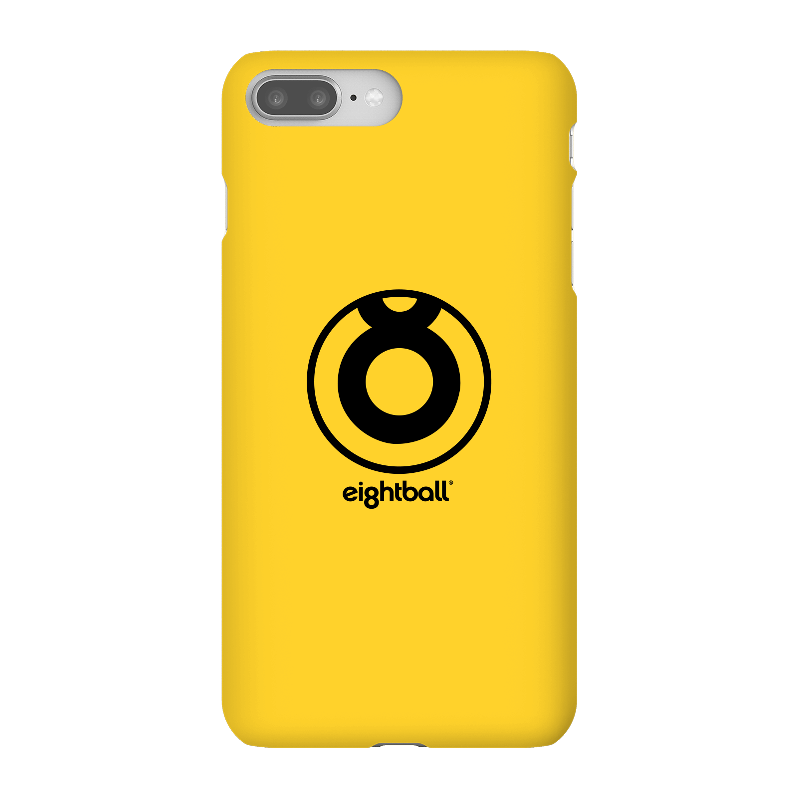 Funda Móvil Ei8htball Large Circle Logo para iPhone y Android - iPhone 8 Plus - Carcasa rígida - Brillante