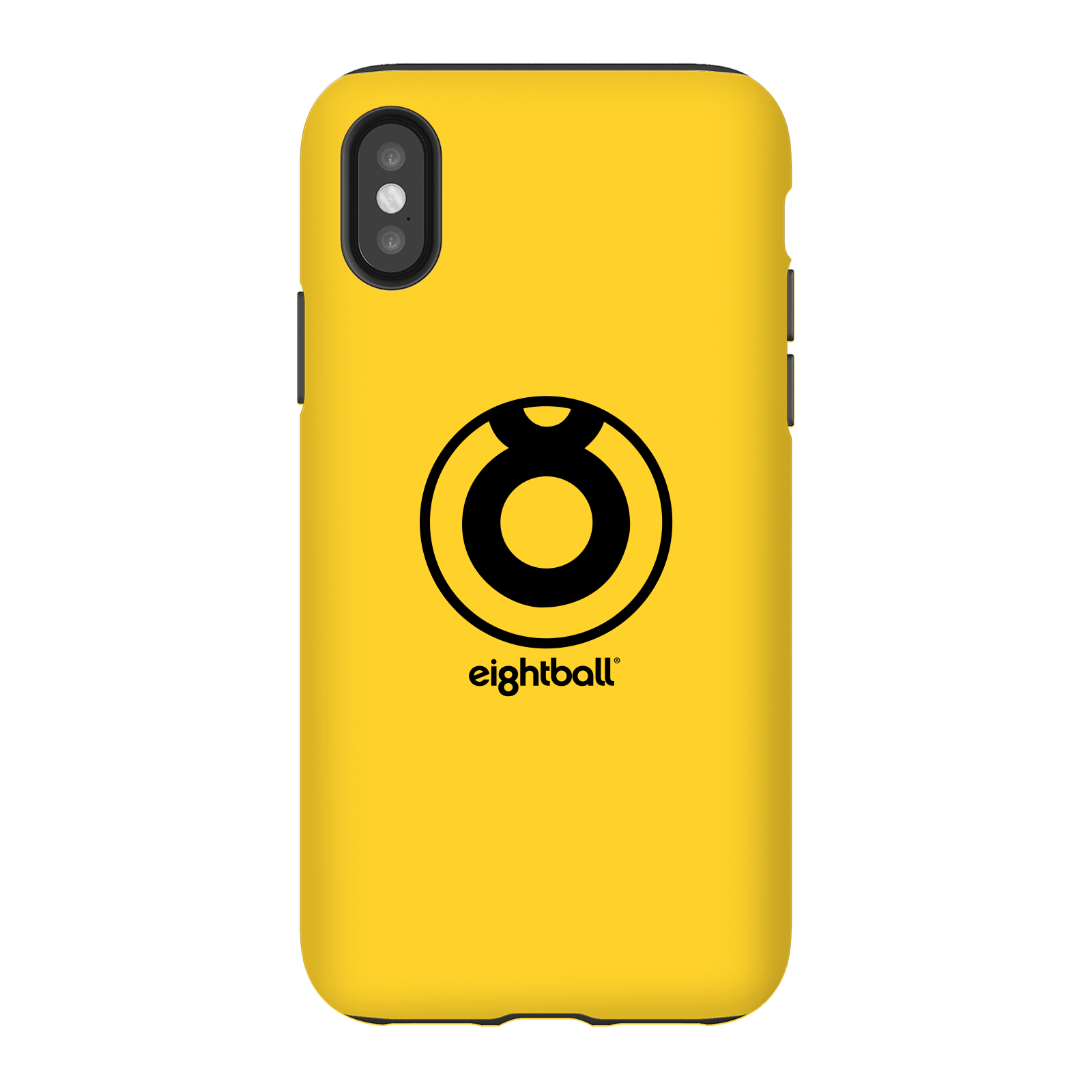 Funda Móvil Ei8htball Large Circle Logo para iPhone y Android - iPhone X - Carcasa doble capa - Brillante