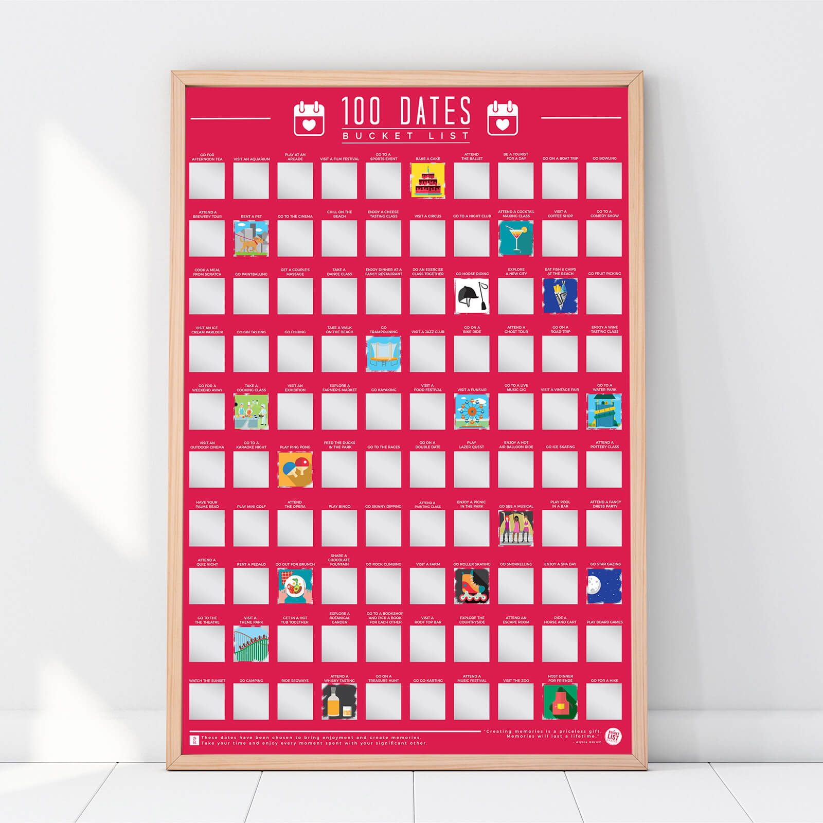 Click to view product details and reviews for 100 Dates Scratch Off Poster.