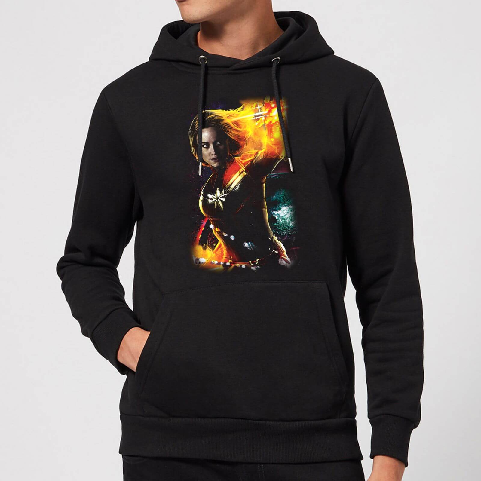 

Felpa con cappuccio Captain Marvel Galactic Shine - Nero - XXL - Nero