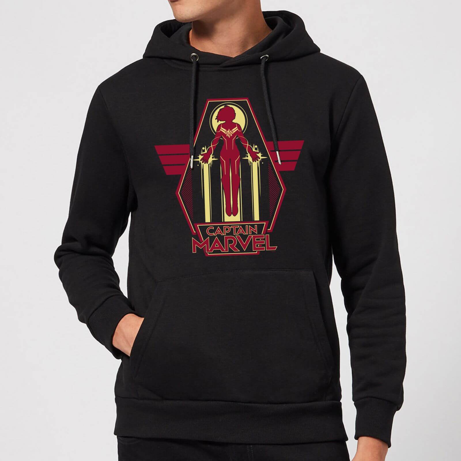 

Felpa con cappuccio Captain Marvel Flying Warrior - Nero - L - Nero