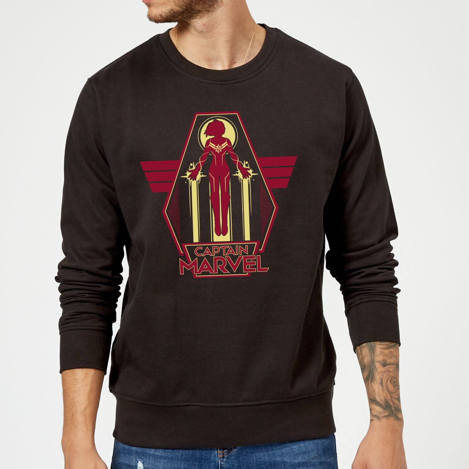 

Felpa Captain Marvel Flying Warrior - Nero - L - Nero