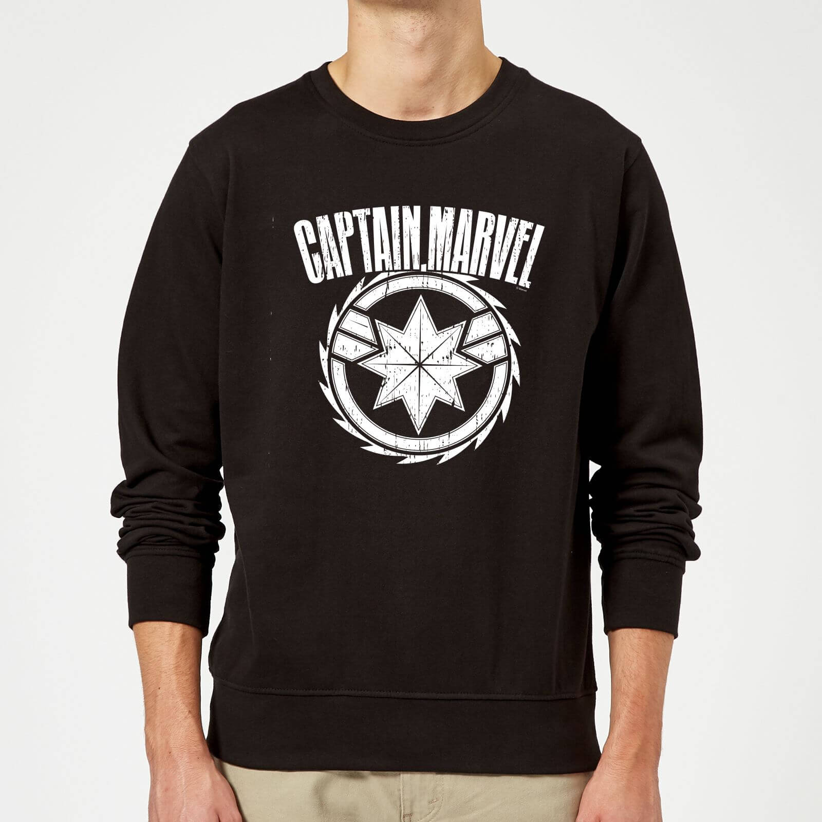 

Felpa Captain Marvel Logo - Nero - S