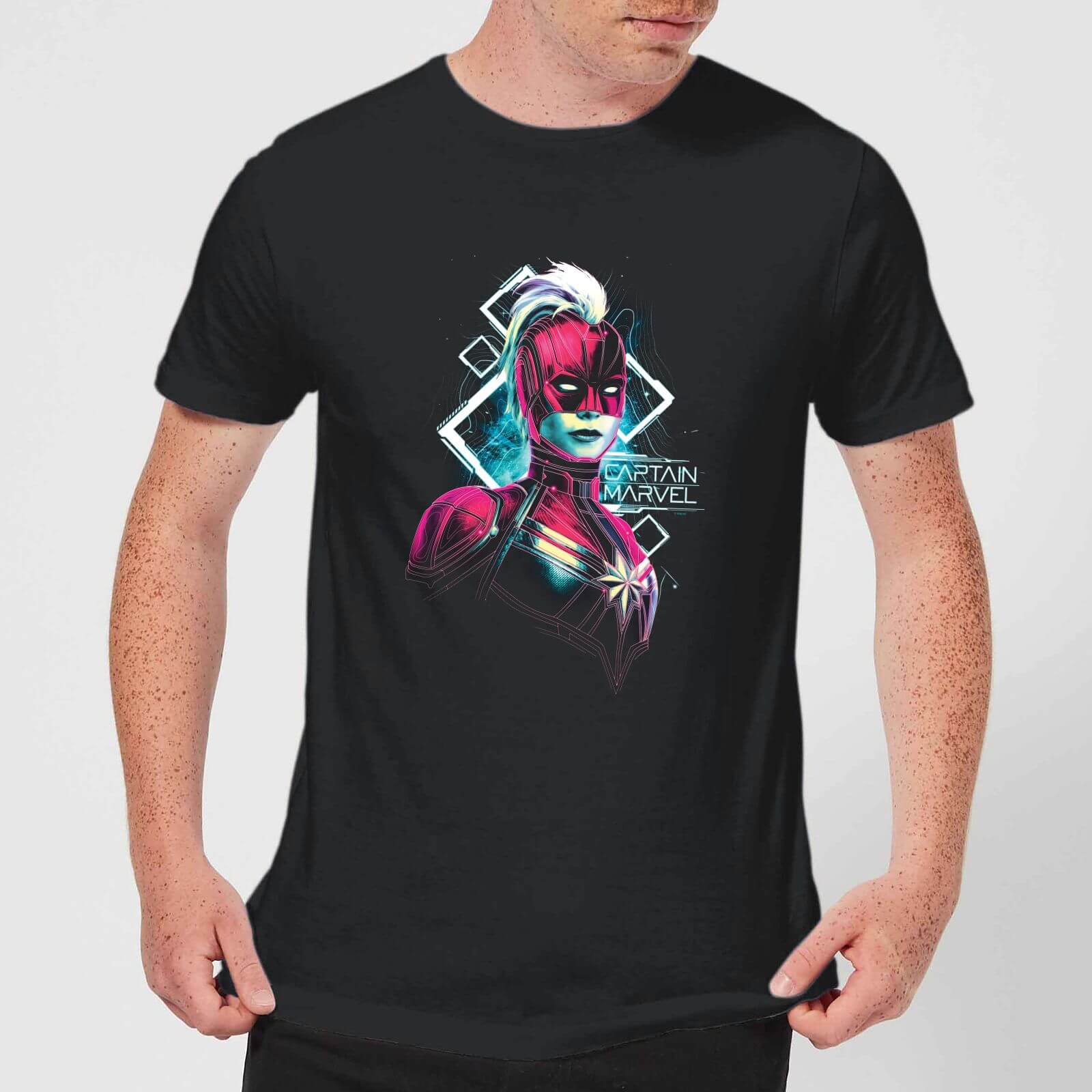 

Captain Marvel Neon Warrior T-Shirt Uomo - Nero - XS