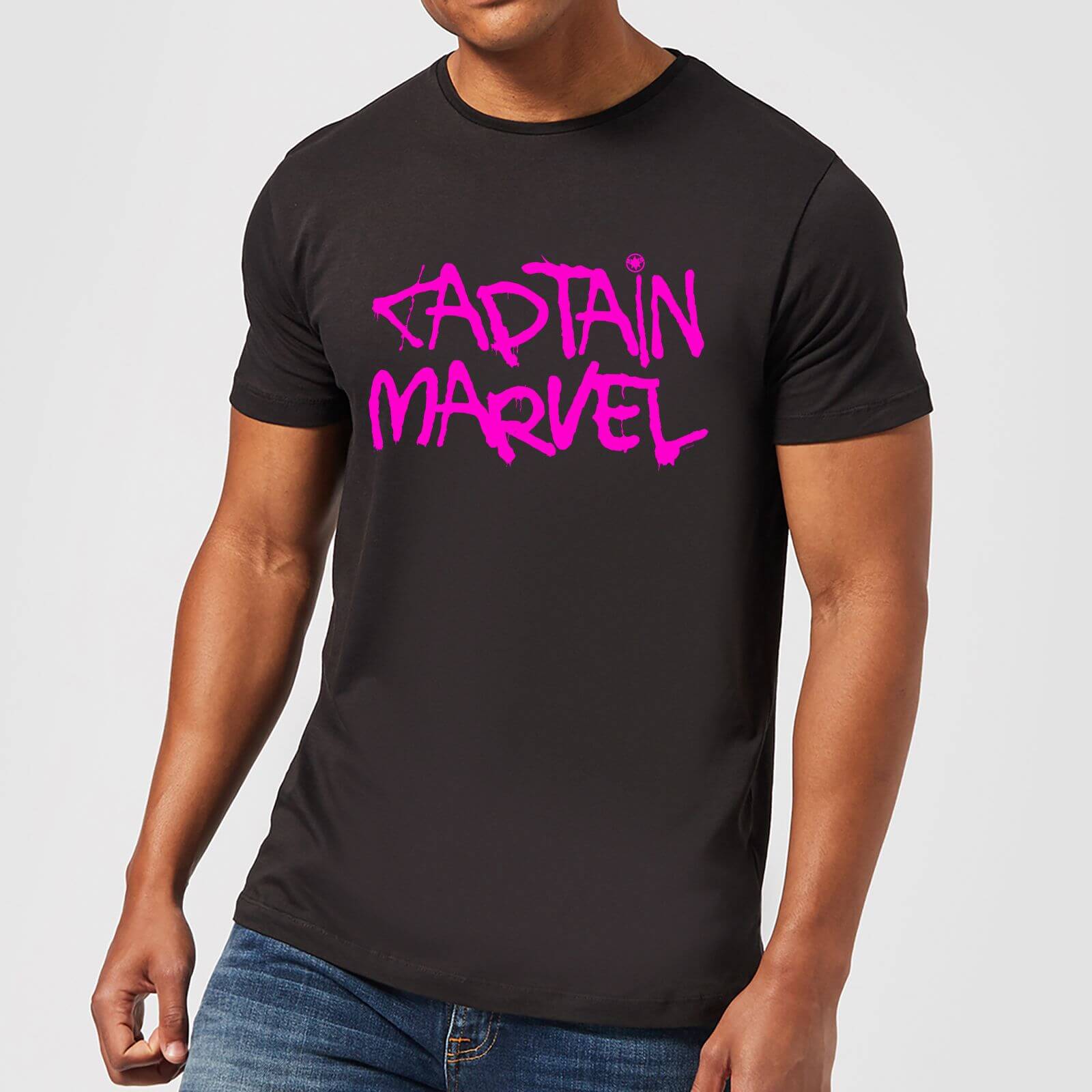 

Captain Marvel Spray Text T-Shirt Uomo - Nero - XS - Nero
