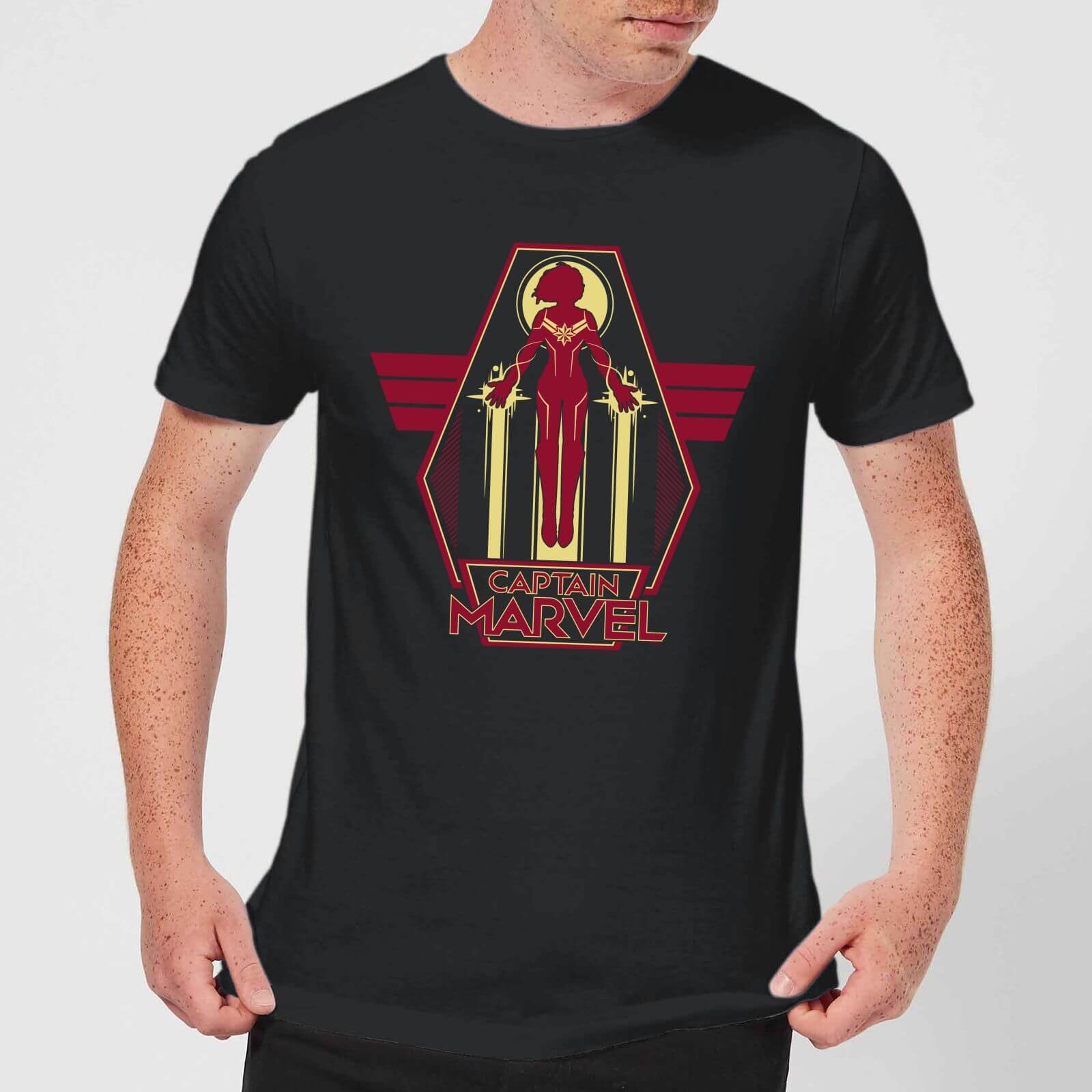 

Captain Marvel Flying Warrior T-Shirt Uomo - Nero - XS