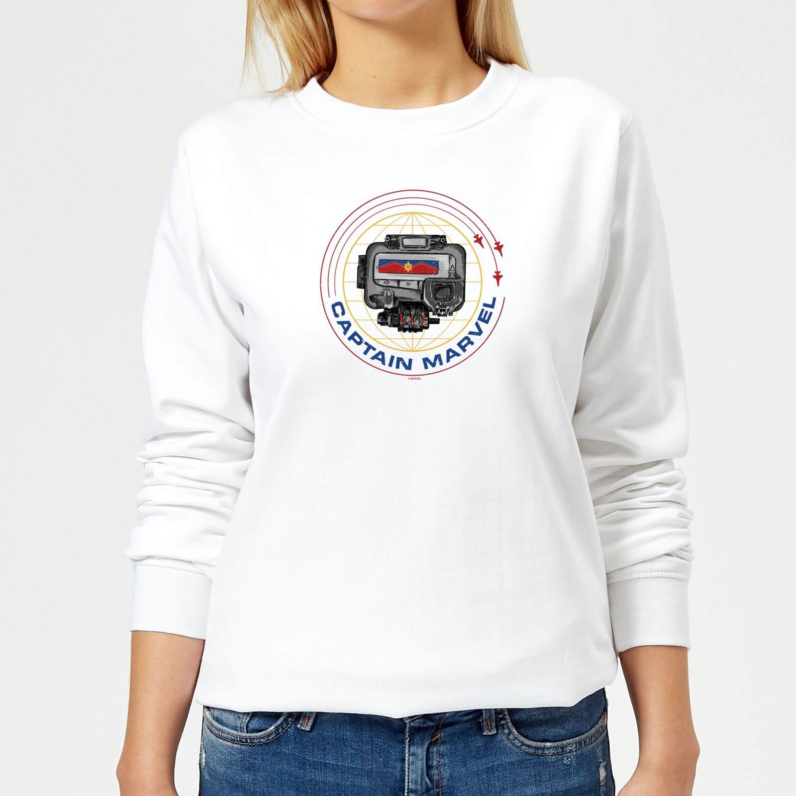 

Felpa Captain Marvel Pager - Bianco - Donna - XXL - Bianco