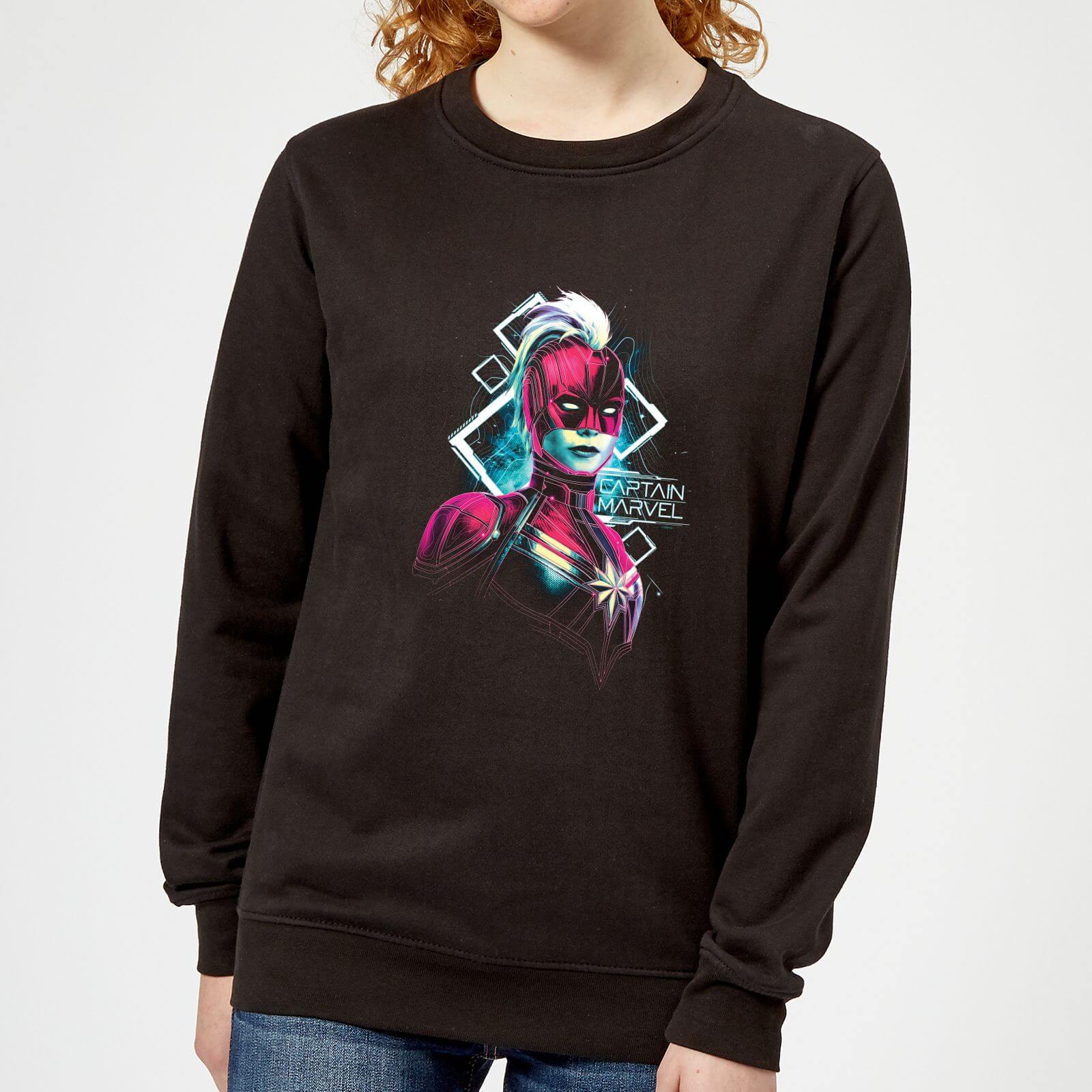 

Felpa Captain Marvel Neon Warrior - Nero - Donna - XXL - Nero