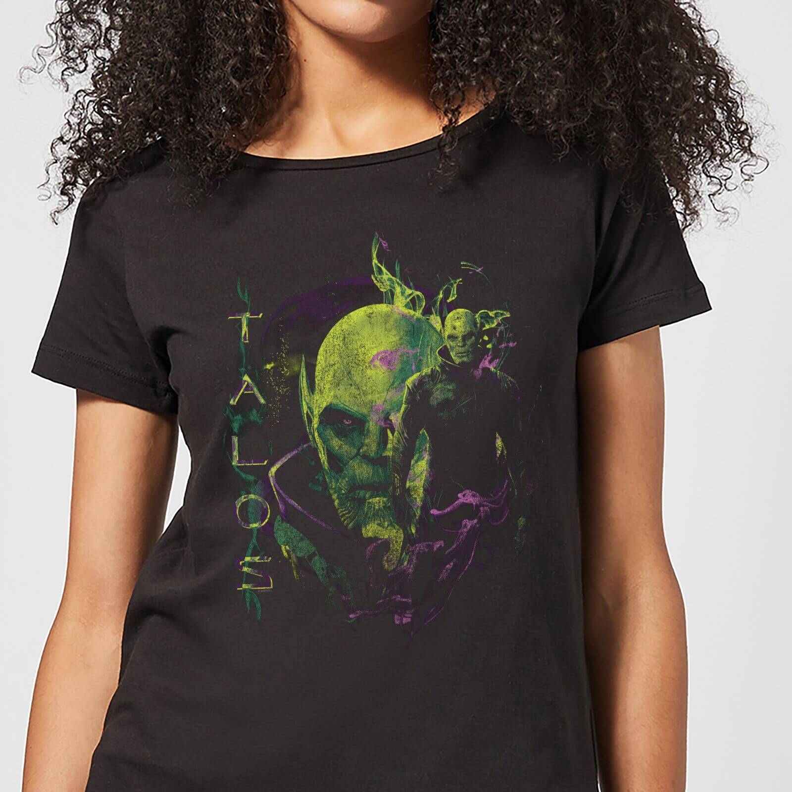 Captain Marvel Talos T-Shirt Donna - Nero - XL - Nero
