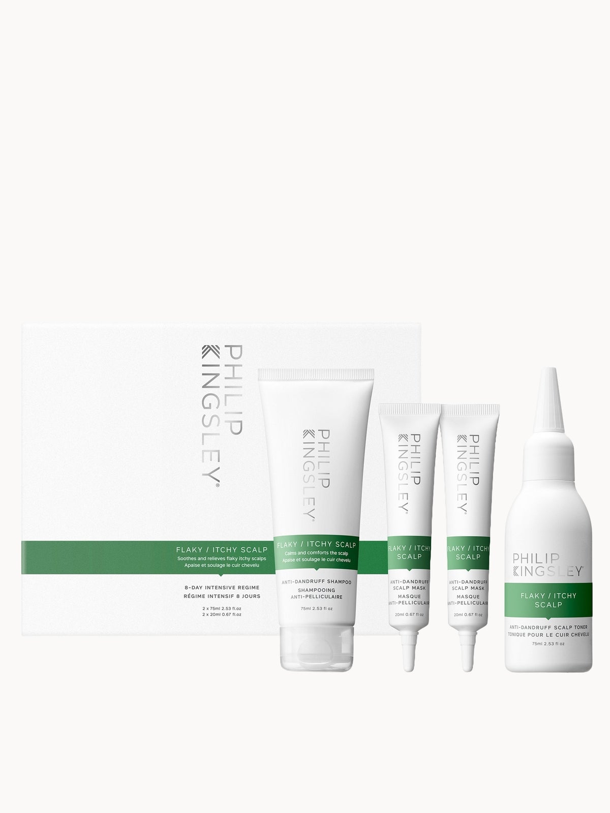 Philip Kingsley Flaky/Itchy Scalp 8-Day Kit (Worth £46.50)
